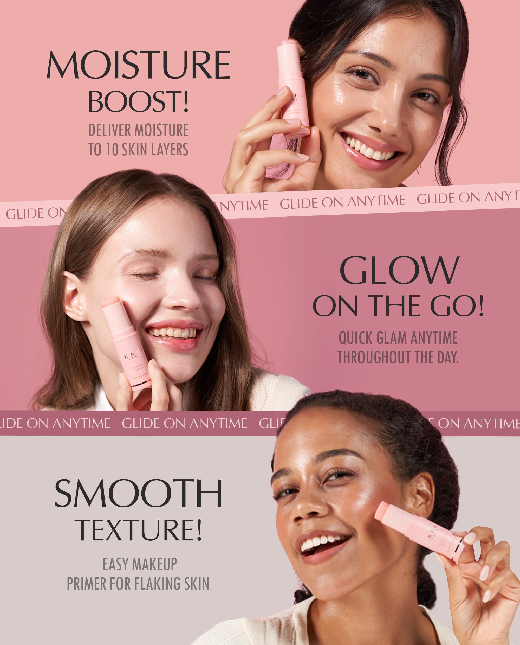 KAHI BALM SERIES | Collagen Balm Stick – All-in-One Skin Moisturizer & Primer
