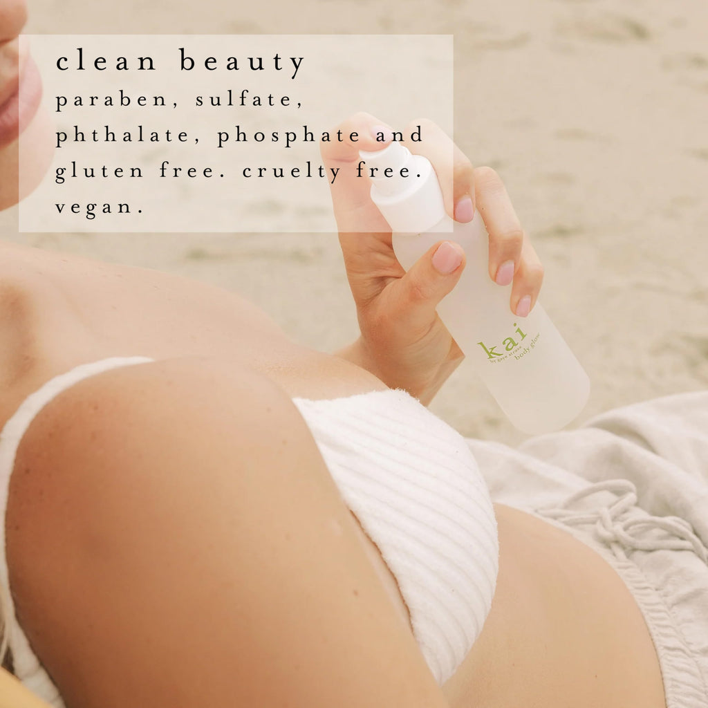 kai Body Glow Dry Oil | Lightweight Hydration with Jojoba, Chamomile & Cucumber