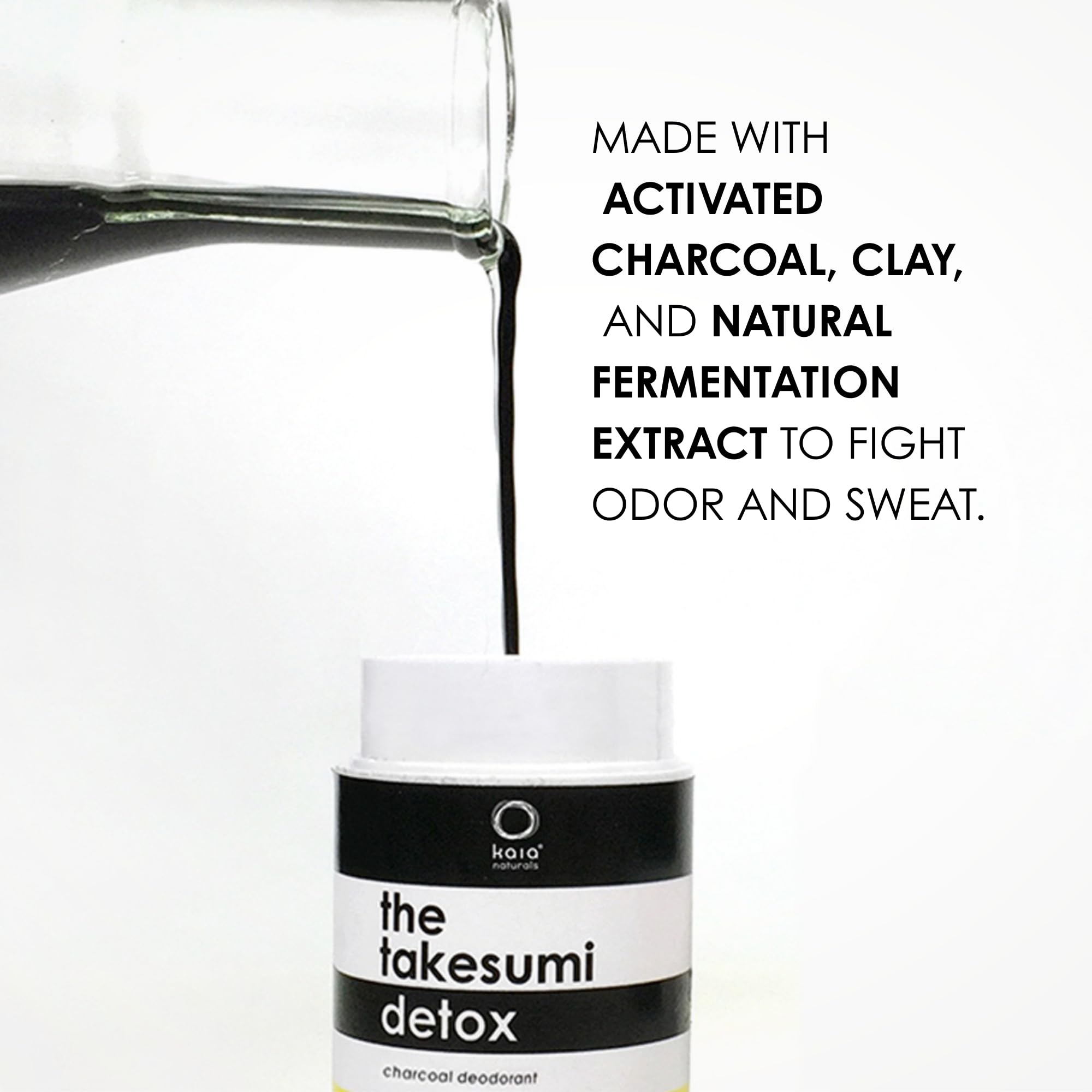 Kaia Naturals Takesumi Detox Sakura Blossom Charcoal Deodorant