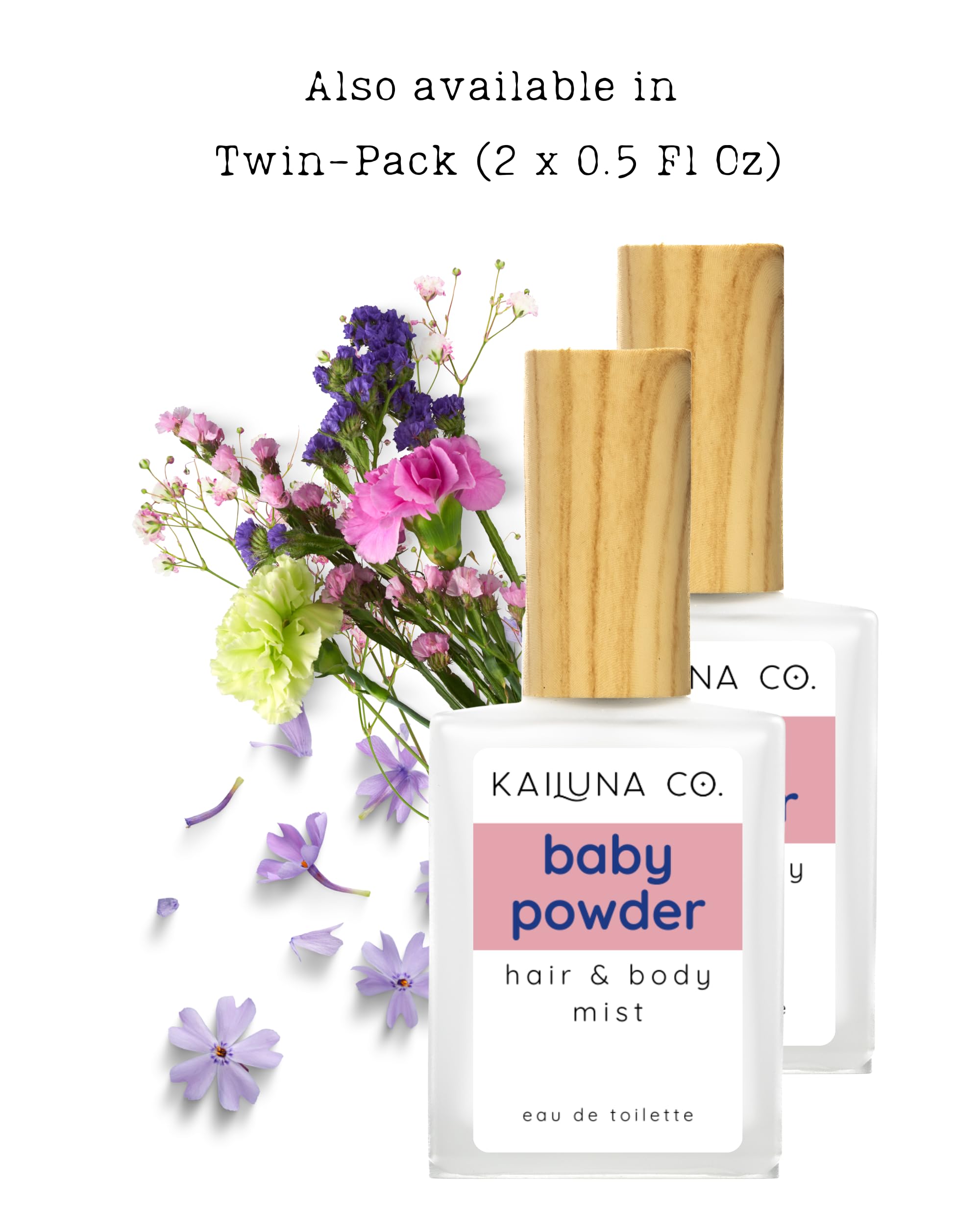 Kailuna Co. Baby Powder Mist – Alcohol-Free, Handmade in California