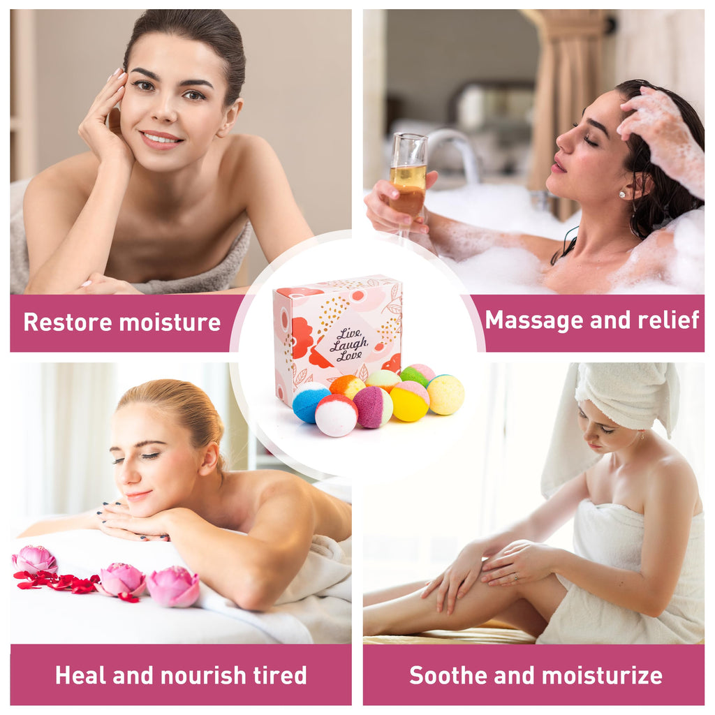 Kainga Recka 48 Natural & Organic Bath Bombs — Relaxation Gift Set