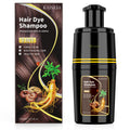 KAISASA Brown Hair Dye Shampoo 3-in-1 | 100% Grey Coverage, Safe Herbal Hair Color for Men & Women