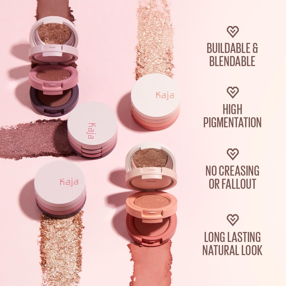 Kaja Beauty Bento Collection: Glitter, Shimmer & Matte - 20 Taro Bubble Tea, Mute Lavender