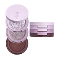 Kaja Beauty Bento Collection: Glitter, Shimmer & Matte - 20 Taro Bubble Tea, Mute Lavender