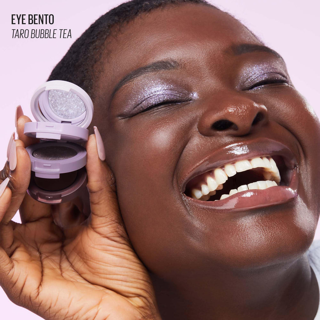 Kaja Beauty Bento Collection: Glitter, Shimmer & Matte - 20 Taro Bubble Tea, Mute Lavender