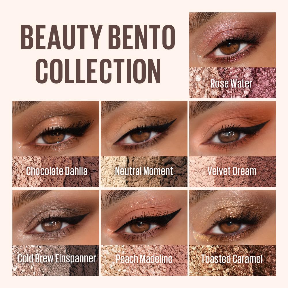 KAJA Bento Bouncy Eyeshadow Trio – Warm Honey Tones, Travel Size | Allure Best of Beauty 2019