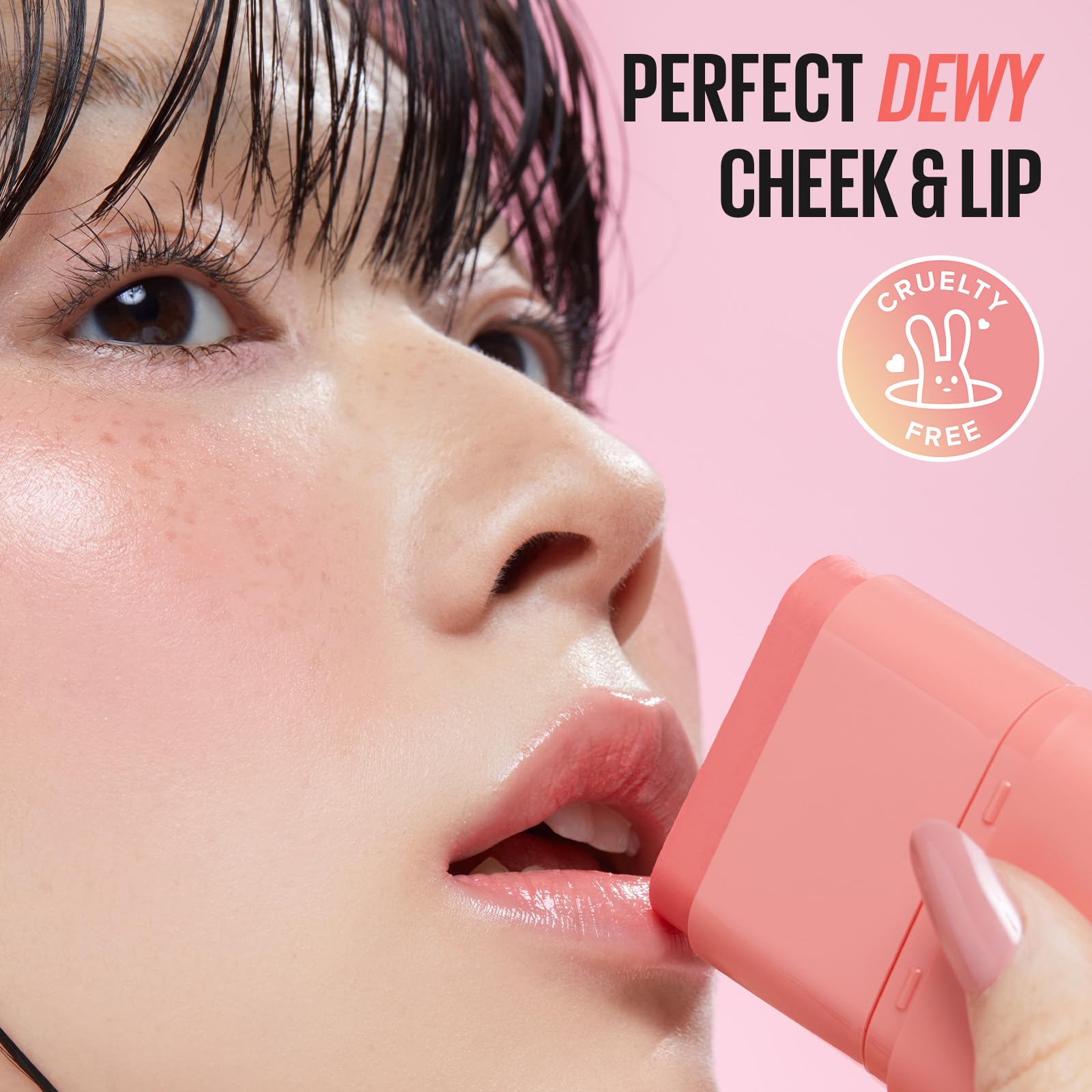 KAJA Cheek & Lip Dewy Bar 06 Grapefruit Gelato – Creamy Multistick with 45% Moisturizing Oil