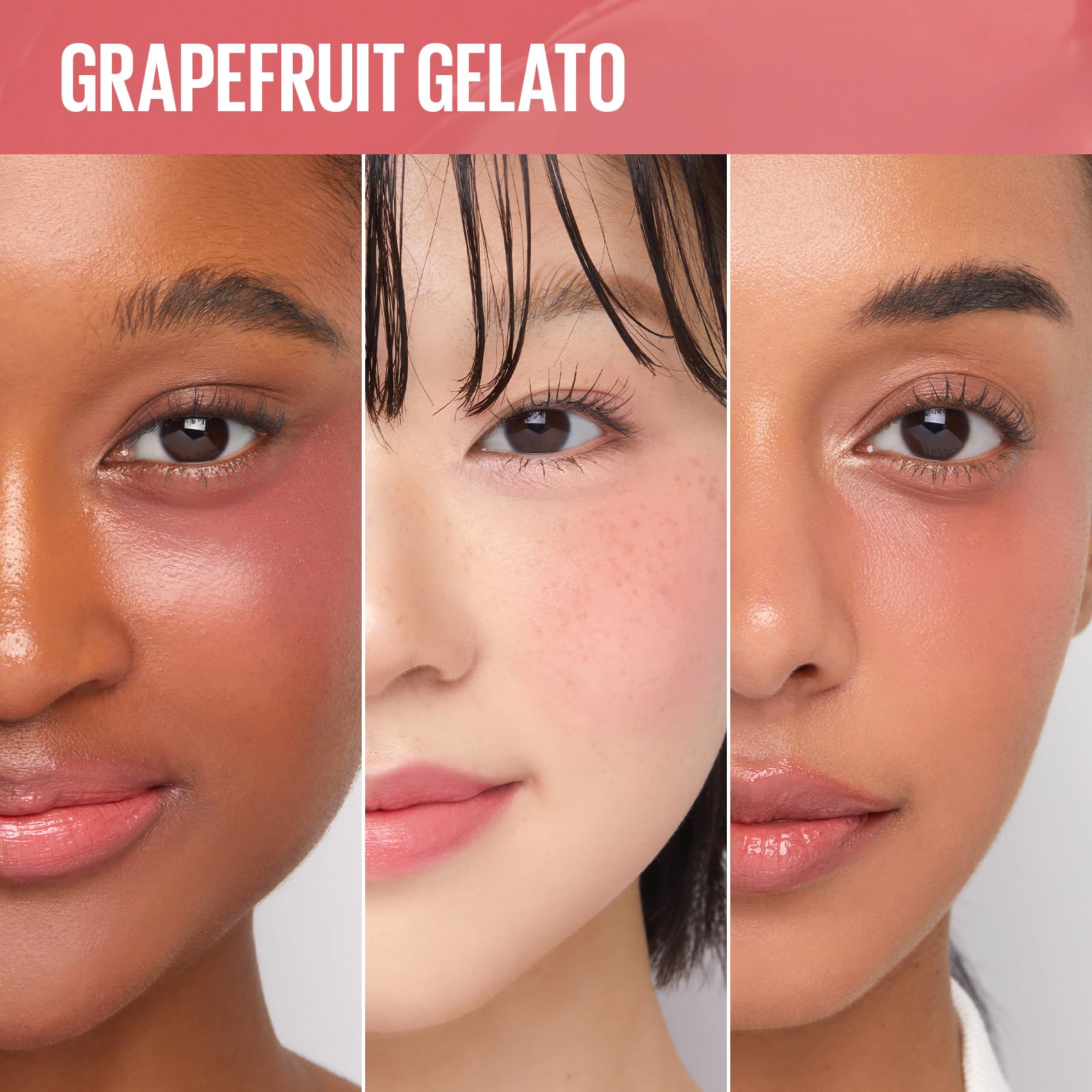 KAJA Cheek & Lip Dewy Bar 06 Grapefruit Gelato – Creamy Multistick with 45% Moisturizing Oil
