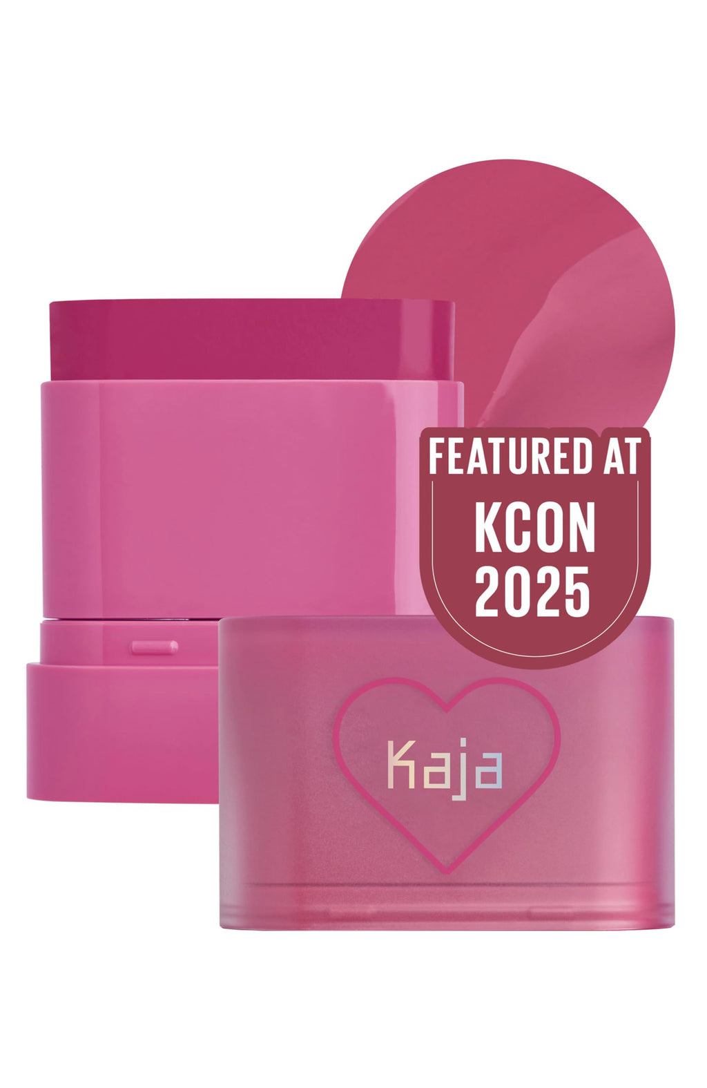 KAJA Dewy Bar 01 Berry Sparkler – 2-in-1 Creamy Blush & Lip Balm, 10g