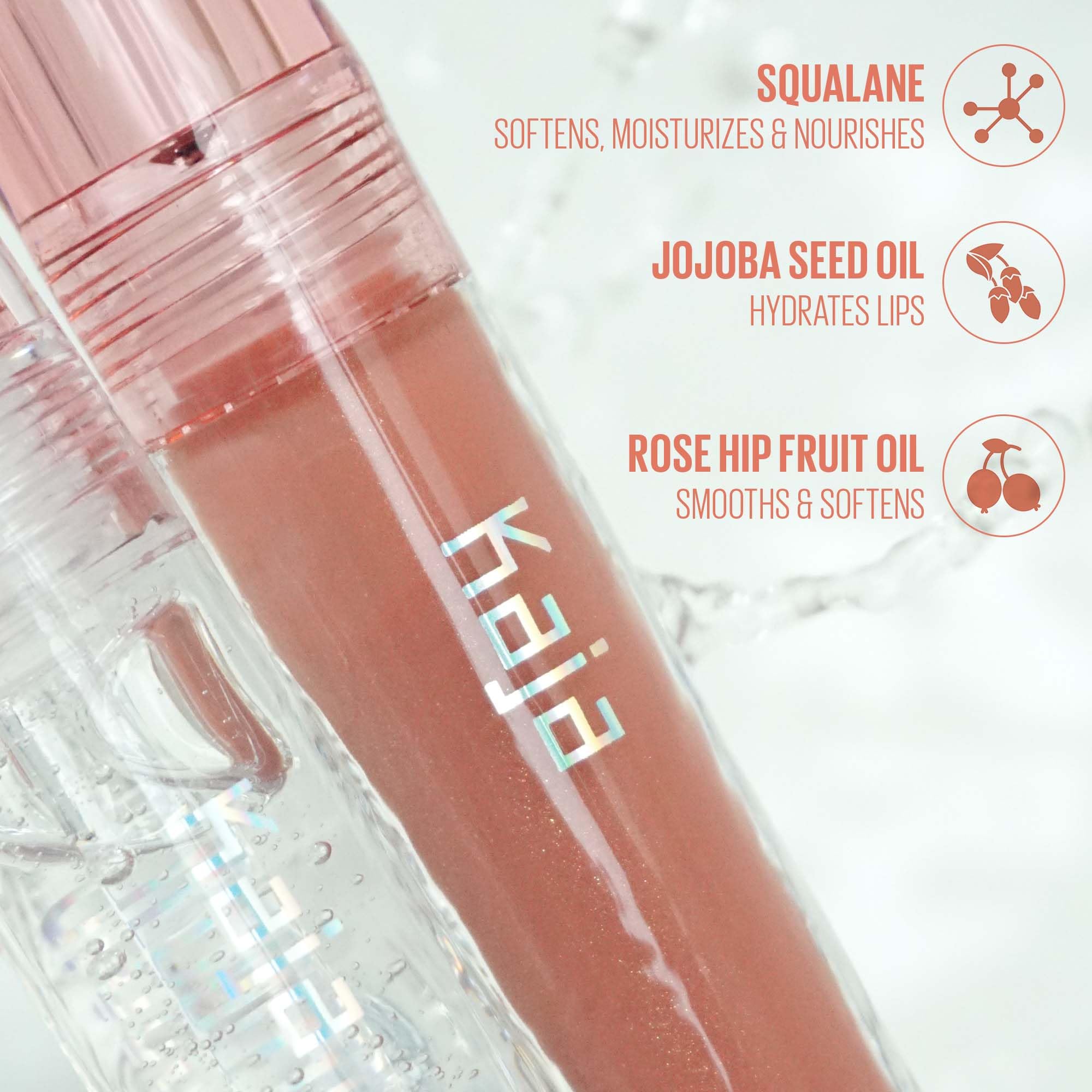 KAJA Lip Balm - Gloss Shot 03 Honey Drizzle | High Shine, Non-Sticky Hydration