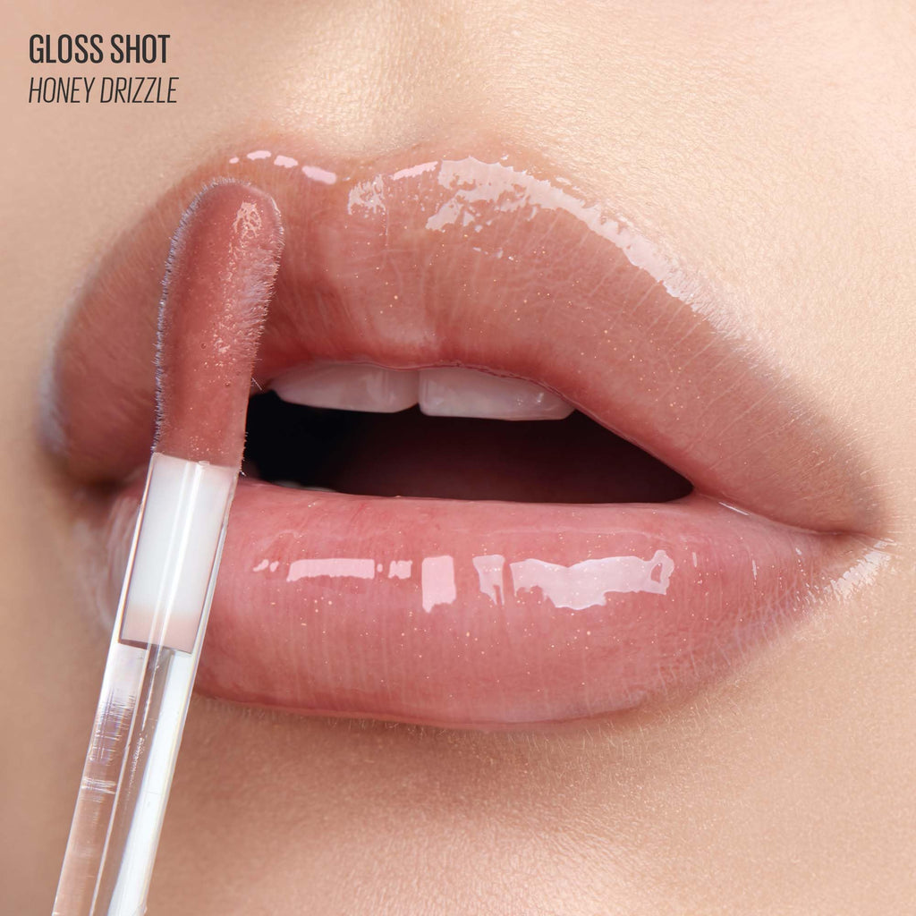 KAJA Lip Balm - Gloss Shot 03 Honey Drizzle | High Shine, Non-Sticky Hydration