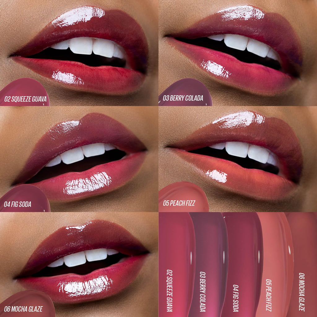 KAJA Jelly Charm 01 Cherry Spritz Lip & Blush Glazed Keychain Stain | Hydrating, Long-Lasting Tint