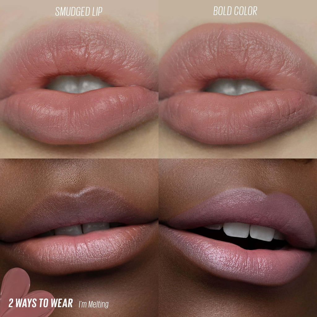 Kaja Lip Mousse Love Swipe 05 I'm Melting | Buildable Velvet Finish with Raspberry Seed Oil & Vitamin E | 0.22 oz