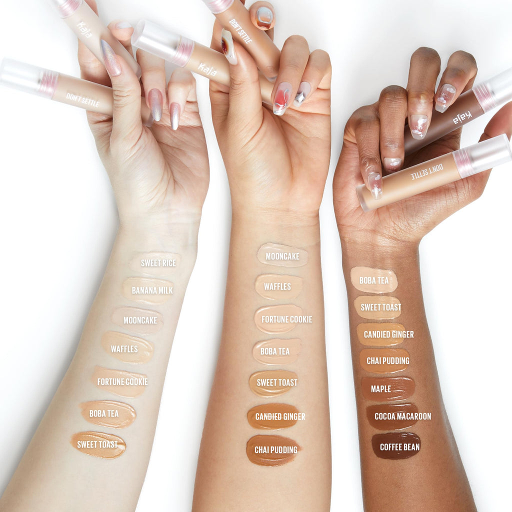 Kaja Liquid Concealer - Don't Settle | Buildable, Lightweight Coverage 03 Mooncake 0.21 oz