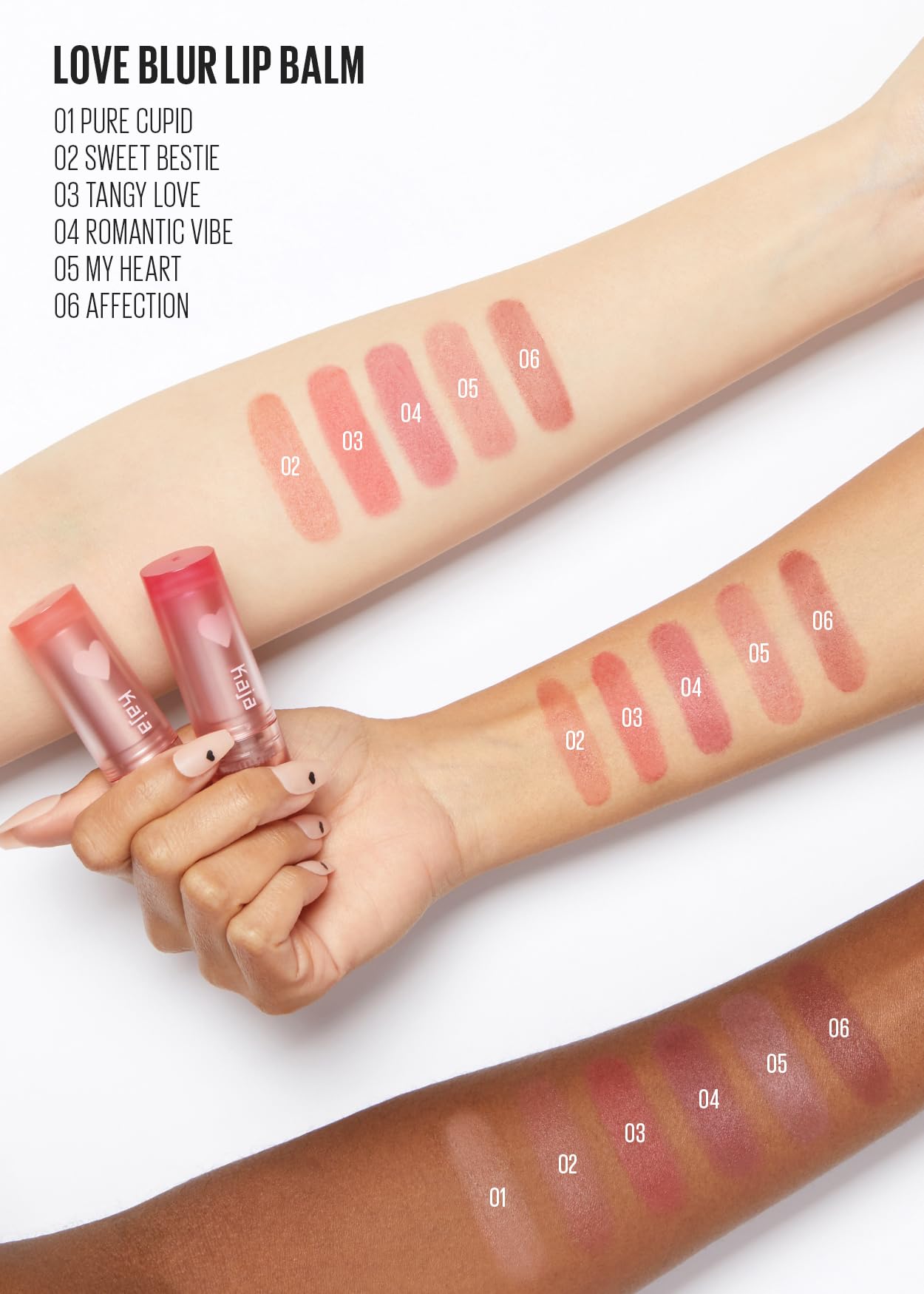 KAJA Love Blur Lip Balm - Affection | Semi-Matte Daily Lip Color & Hydration
