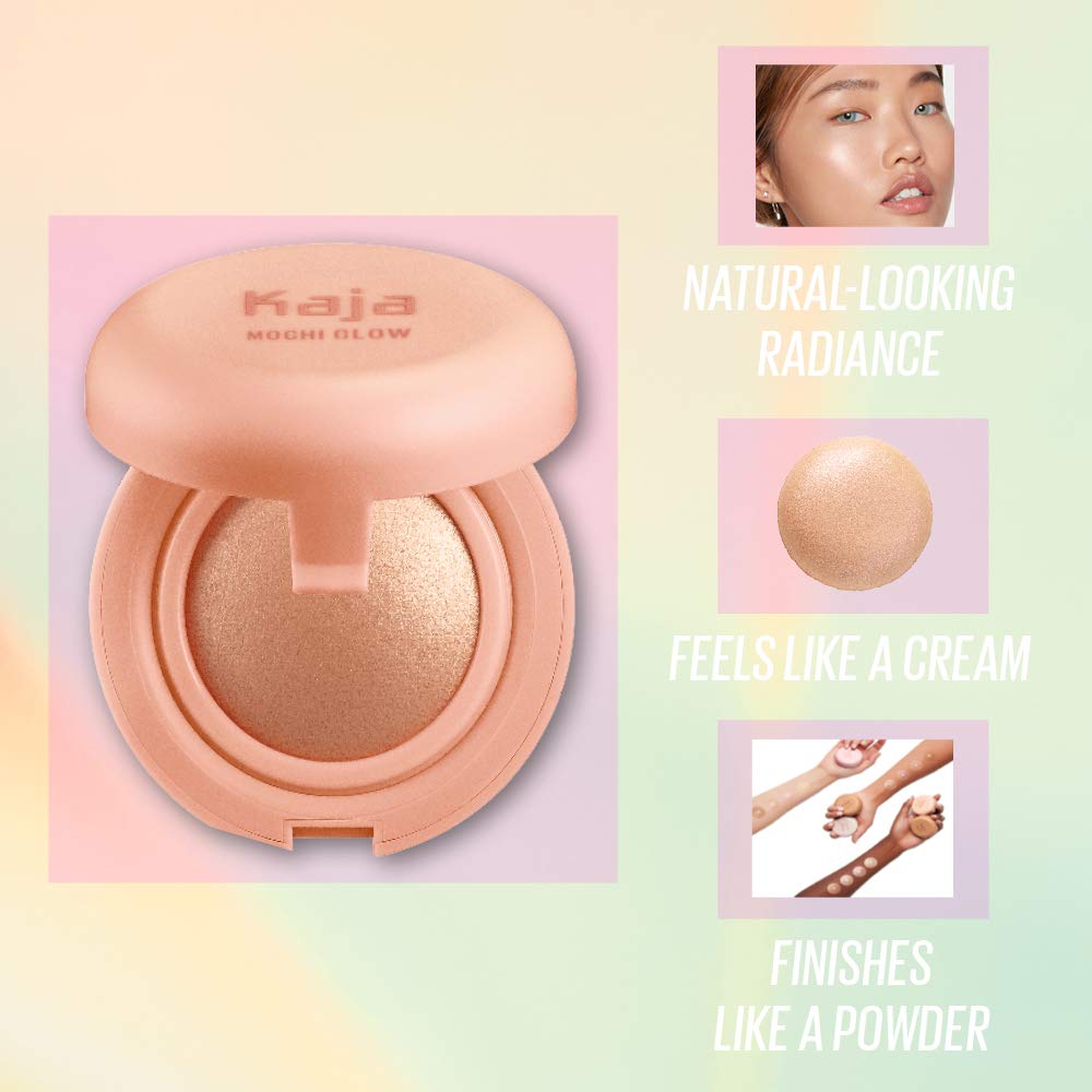 KAJA Mochi Glow Bouncy Highlighter 03 Luna – Cruelty-Free K-Beauty Glow