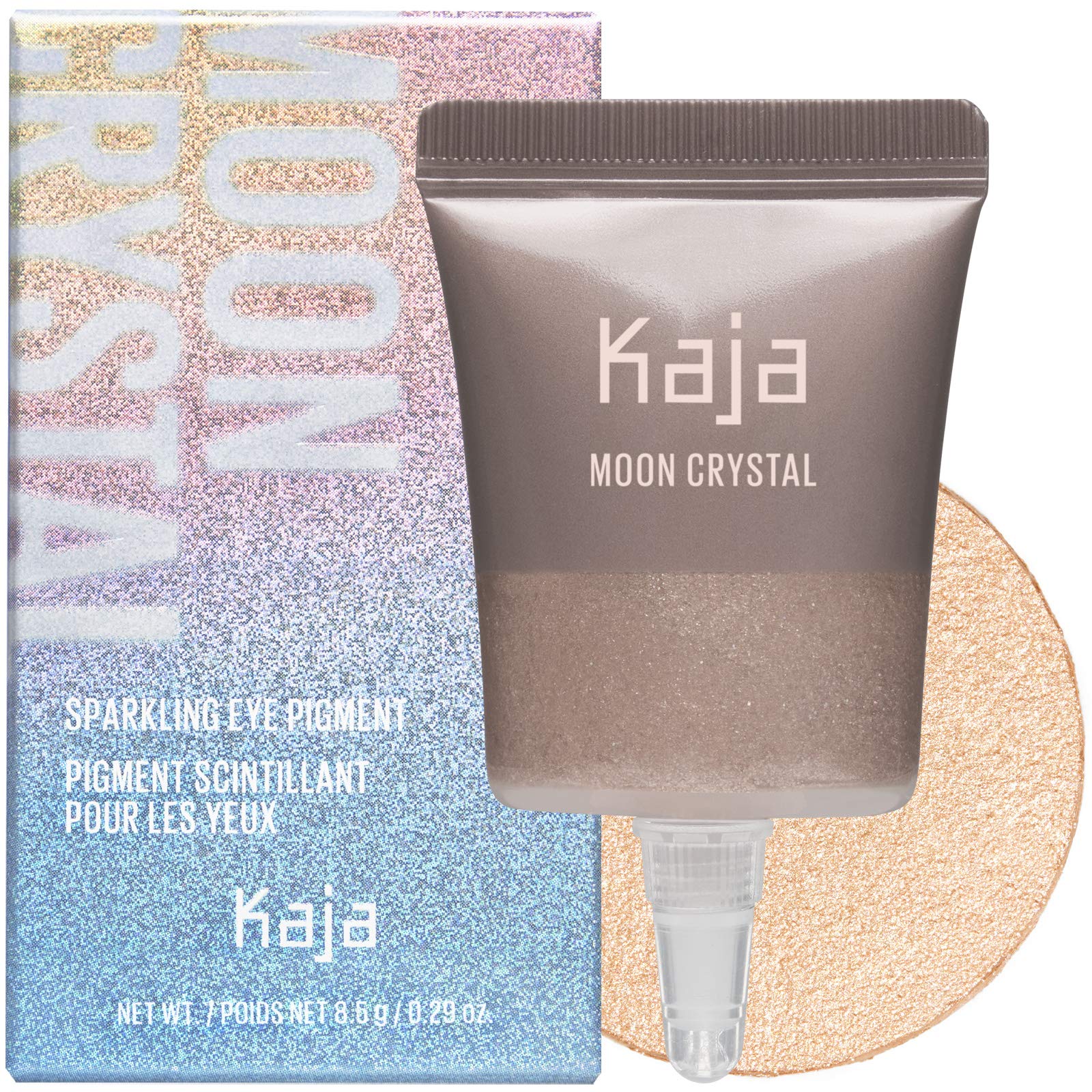 Kaja Moon Crystal Eyeshadow - Sparkling Champagne Pigment (Luminary 02, 0.29 oz)