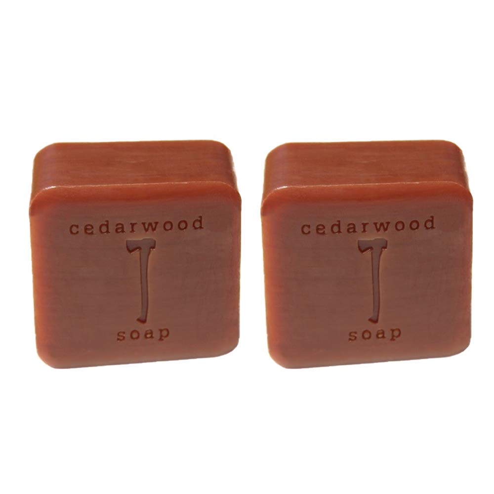 Kalastyle Cedar Wood Soap, 5.8 oz - 2-Pack | Grounding Aromatic Cleanser