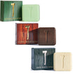 Kalastyle Wood Aromatics Collection Soap Trio — Balsam & Pine, Palo Santo & Cedar Wood | Exfoliating Vegan Bars