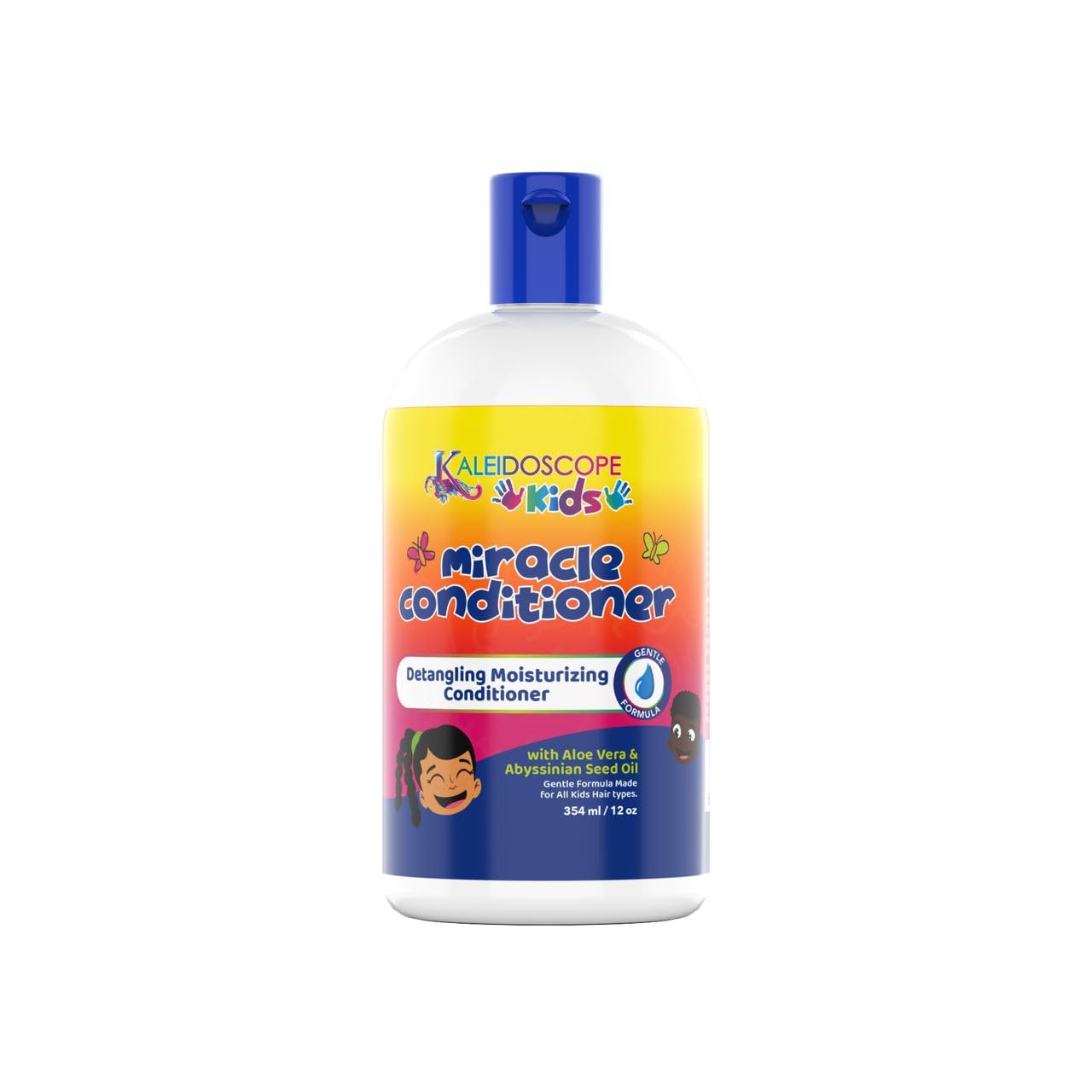 KALEIDOSCOPE MIRACLE DROPS | Kaleidoscope Kids Detangling Conditioner with Aloe Vera – 12 oz