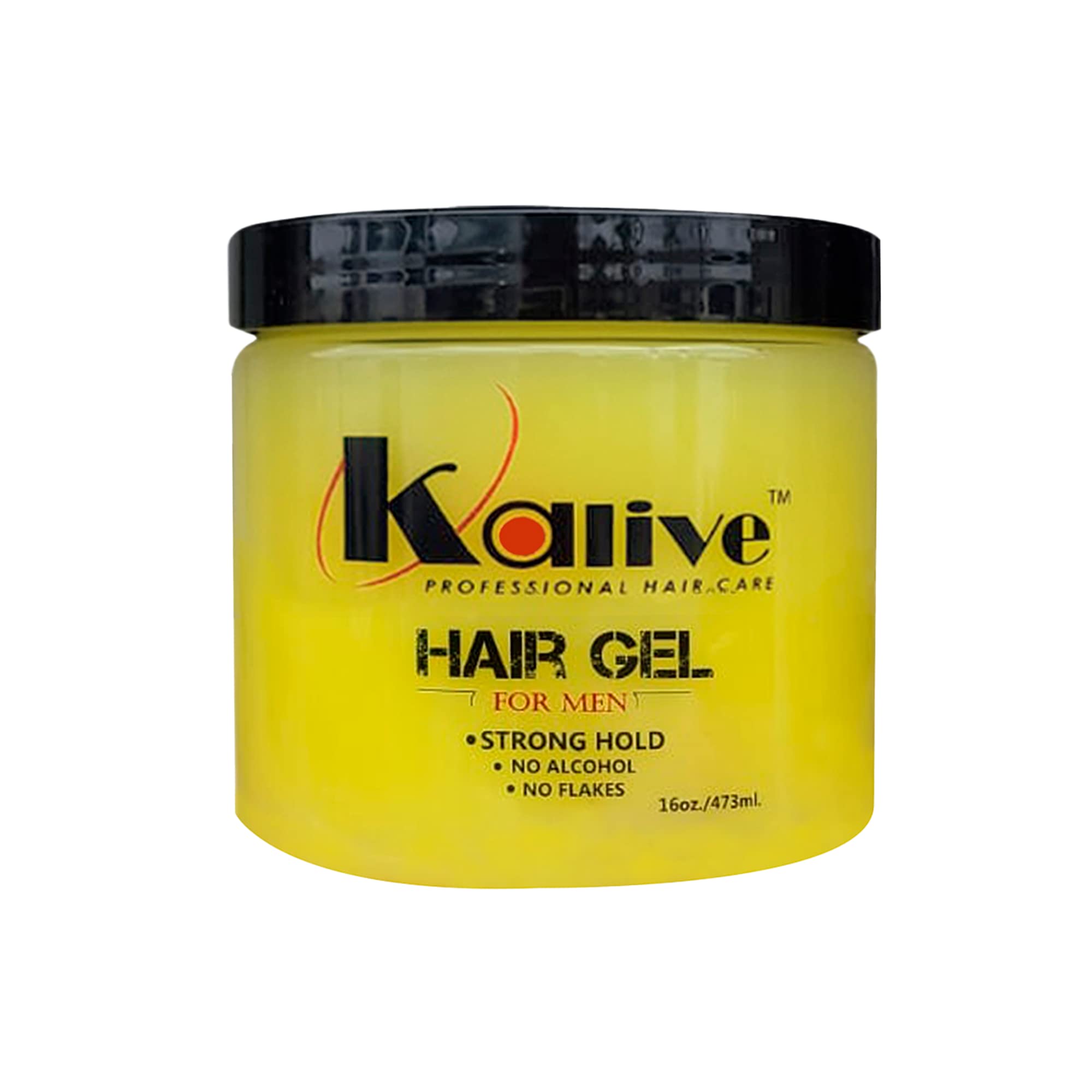 KALIVE 2 STYLE Men's Hair Styling Gel – Strong Hold, Light Shine, 16 oz
