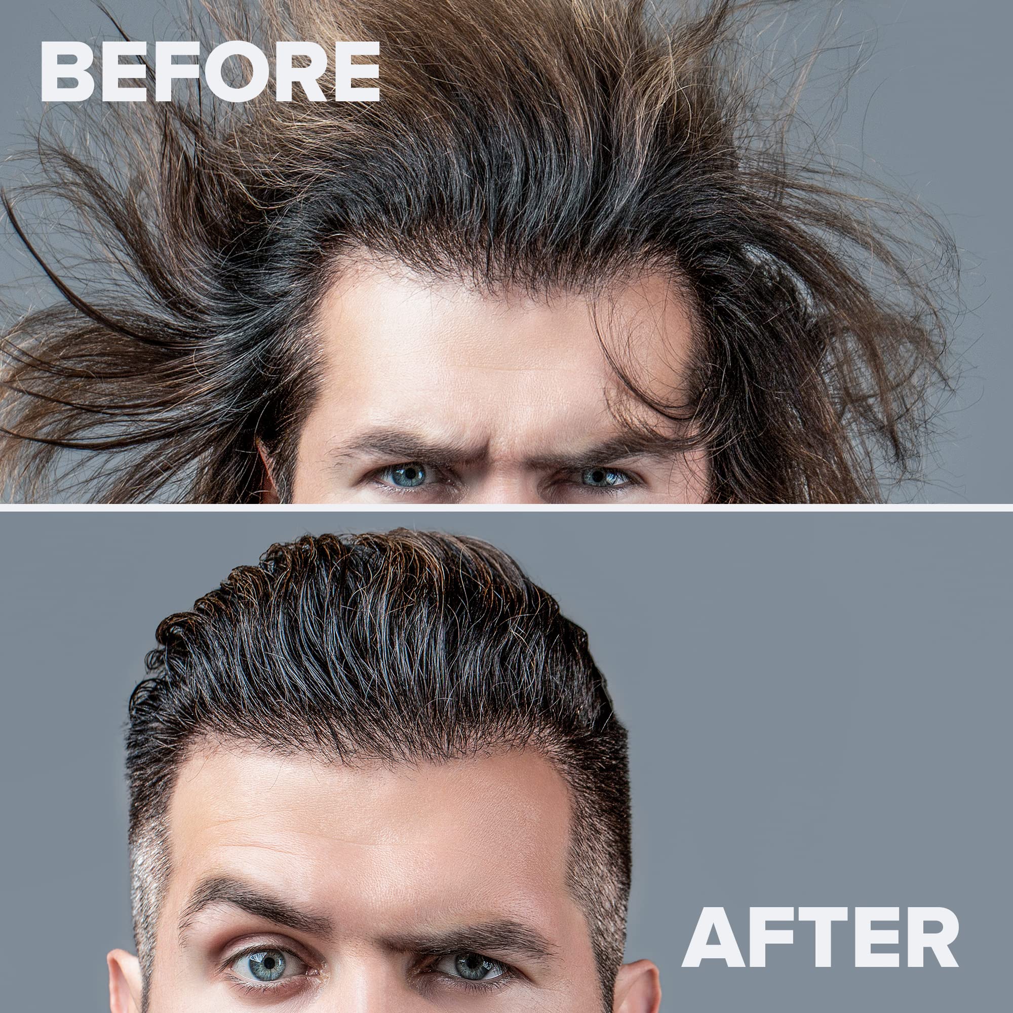 KALIVE 2 STYLE Men's Hair Gel 32 oz – Strong Hold, Light Shine, Alcohol-Free