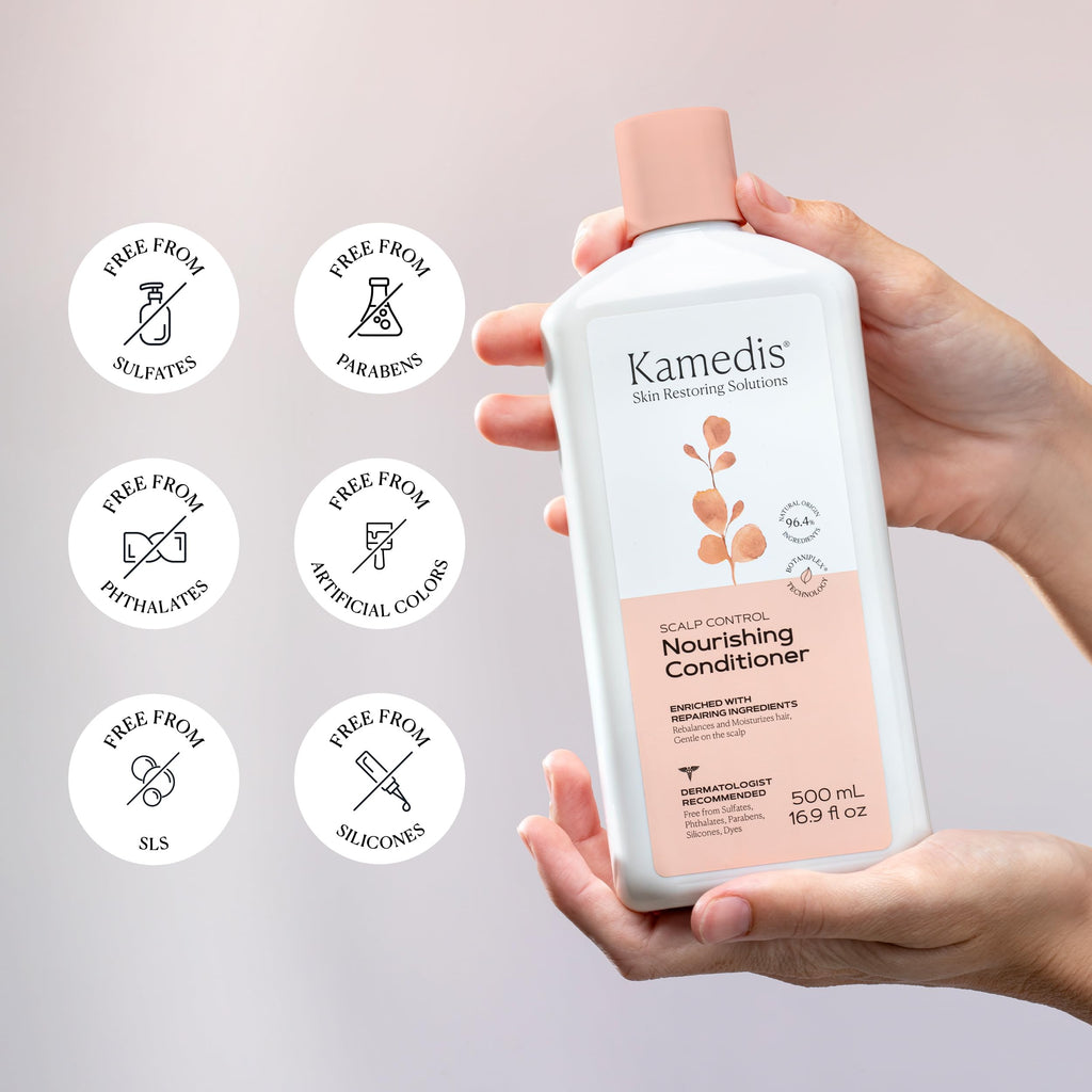KAMEDIS Hair Conditioner Botanicals-Based | Moisturizes Dry Hair & Sensitive Scalp