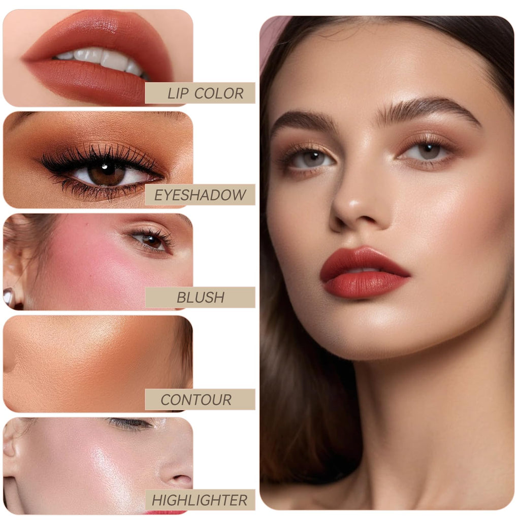 K'APEINE 67 Colors Palette – 5-in-1 Foldable Makeup Kit for Eyes, Cheeks, Lips