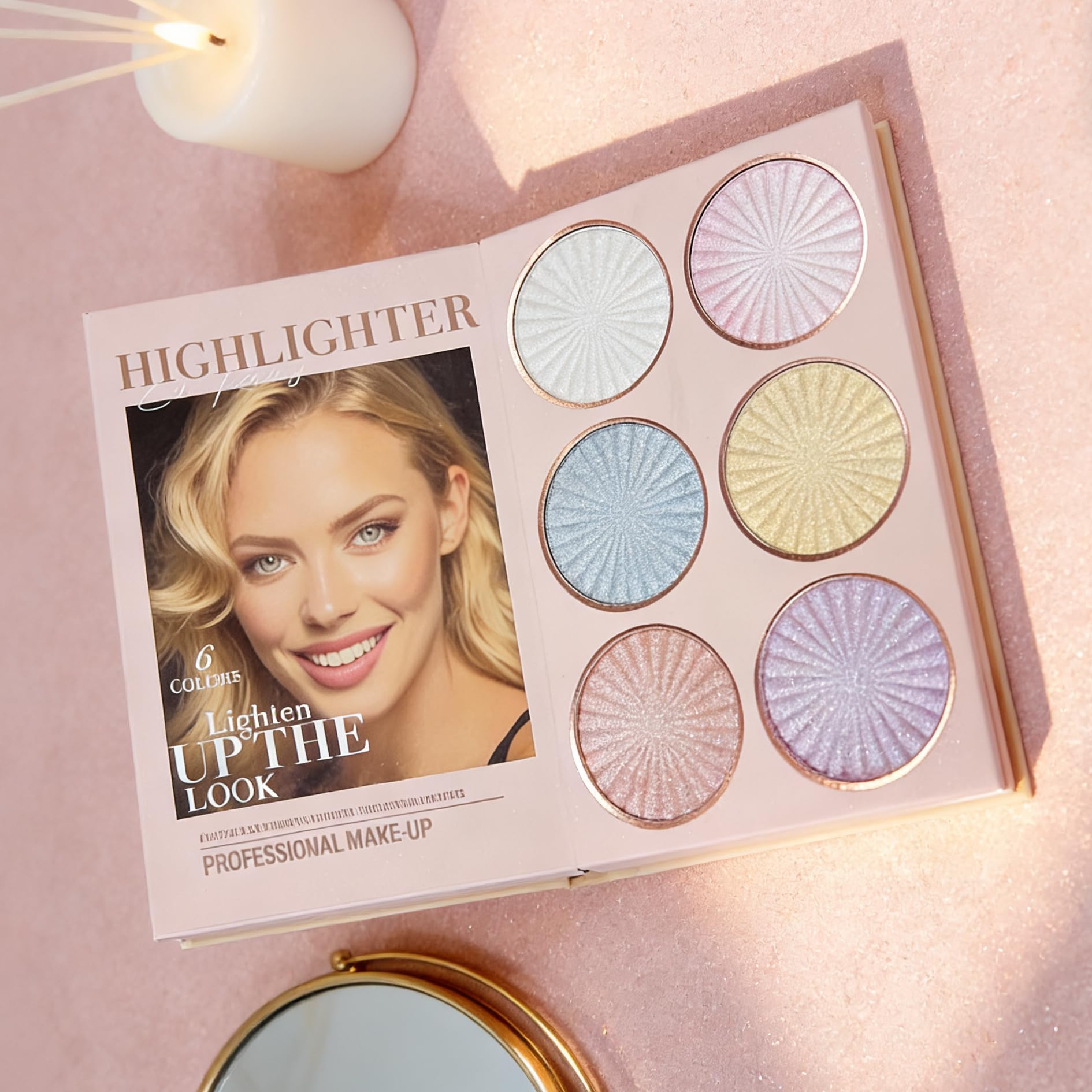 K'APEINE 67 Colors Palette – 5-in-1 Foldable Makeup Kit for Eyes, Cheeks, Lips