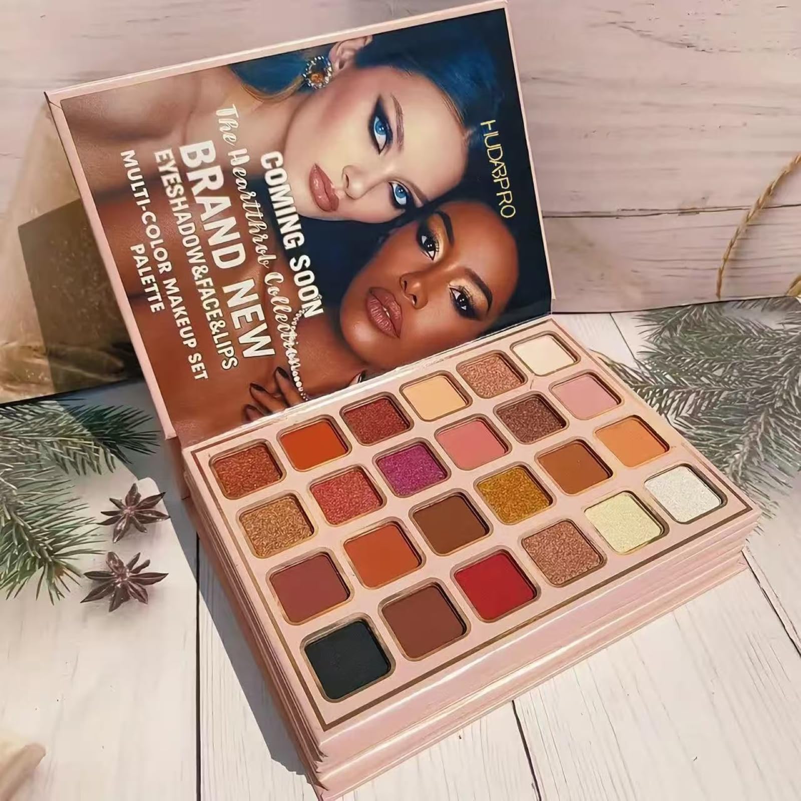 K'APEINE Foldable 5-in-1 Makeup Palette | Contour, Blush, Highlighter & Eyeshadow | Travel-Ready