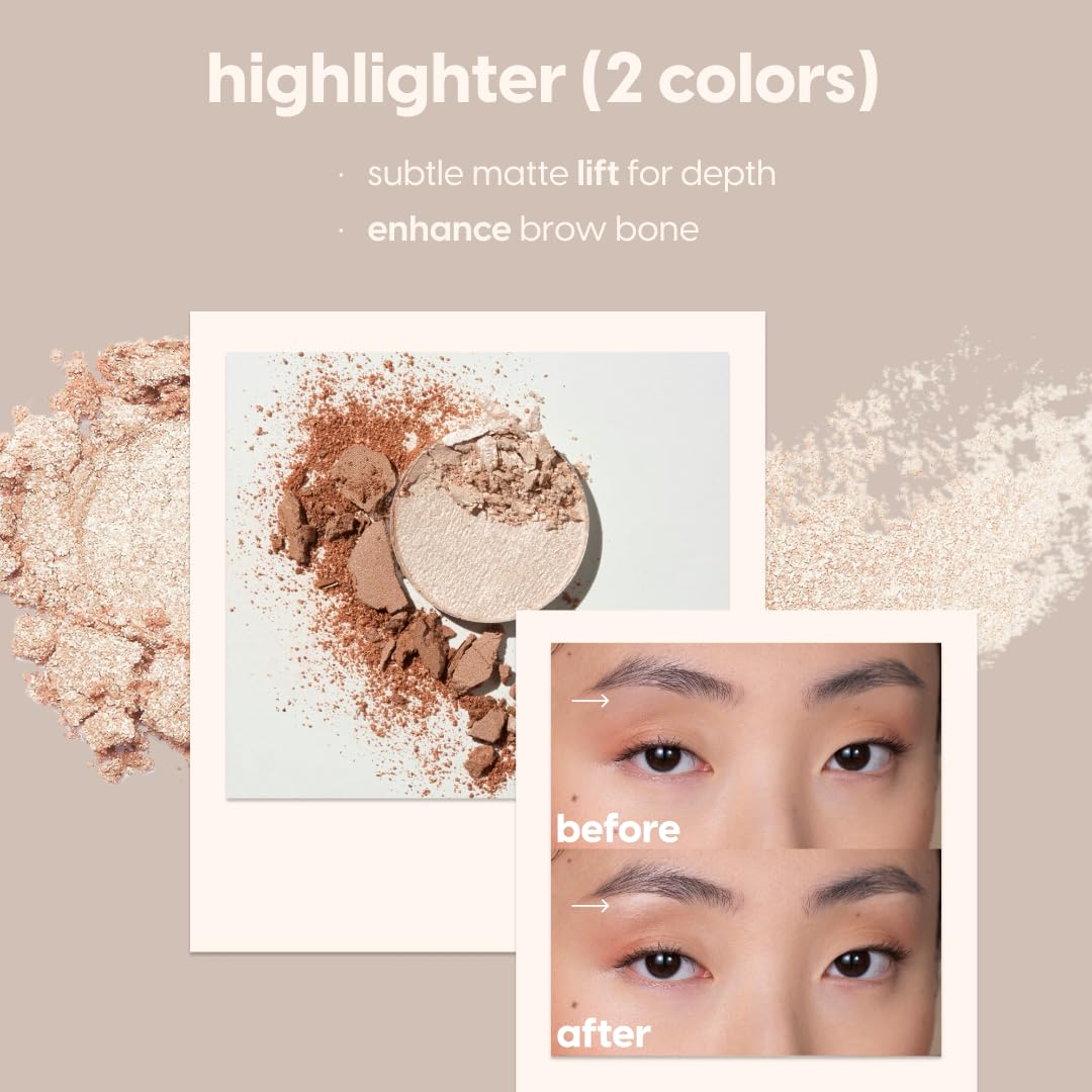 Kara Beauty Eyebrow Kit – 16-Shade Palette with Pomades, Powders & Highlighters