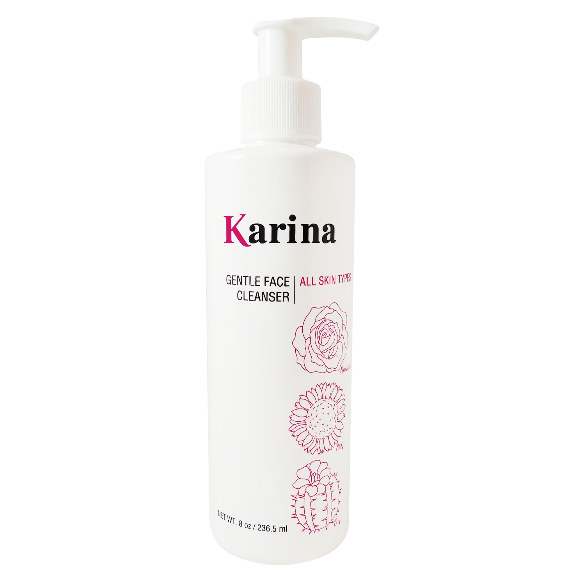 1Beauty Karina Skincare Gentle Face Cleanser – Daily Cleanser for All Skin Types
