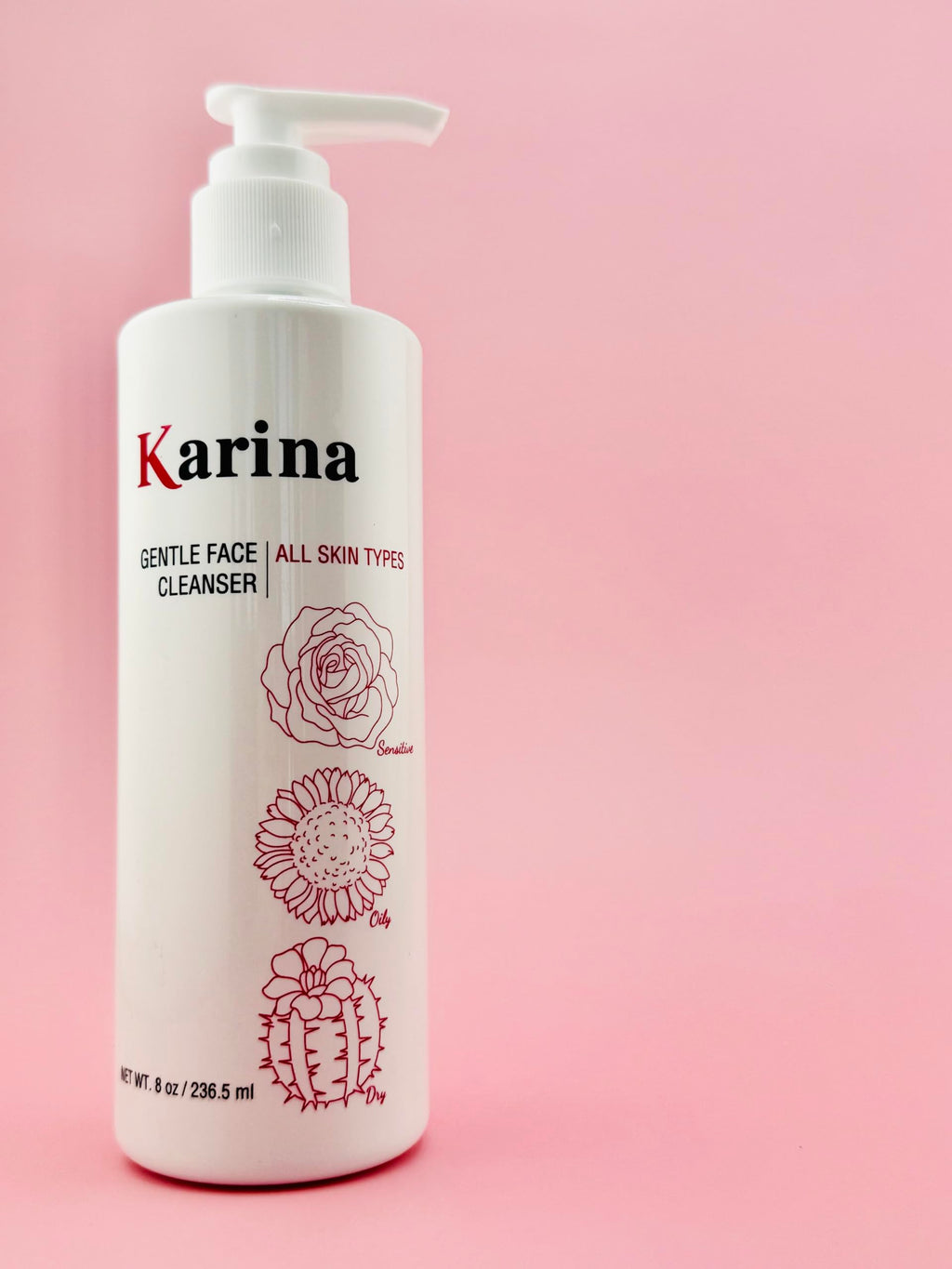 1Beauty Karina Skincare Gentle Face Cleanser – Daily Cleanser for All Skin Types