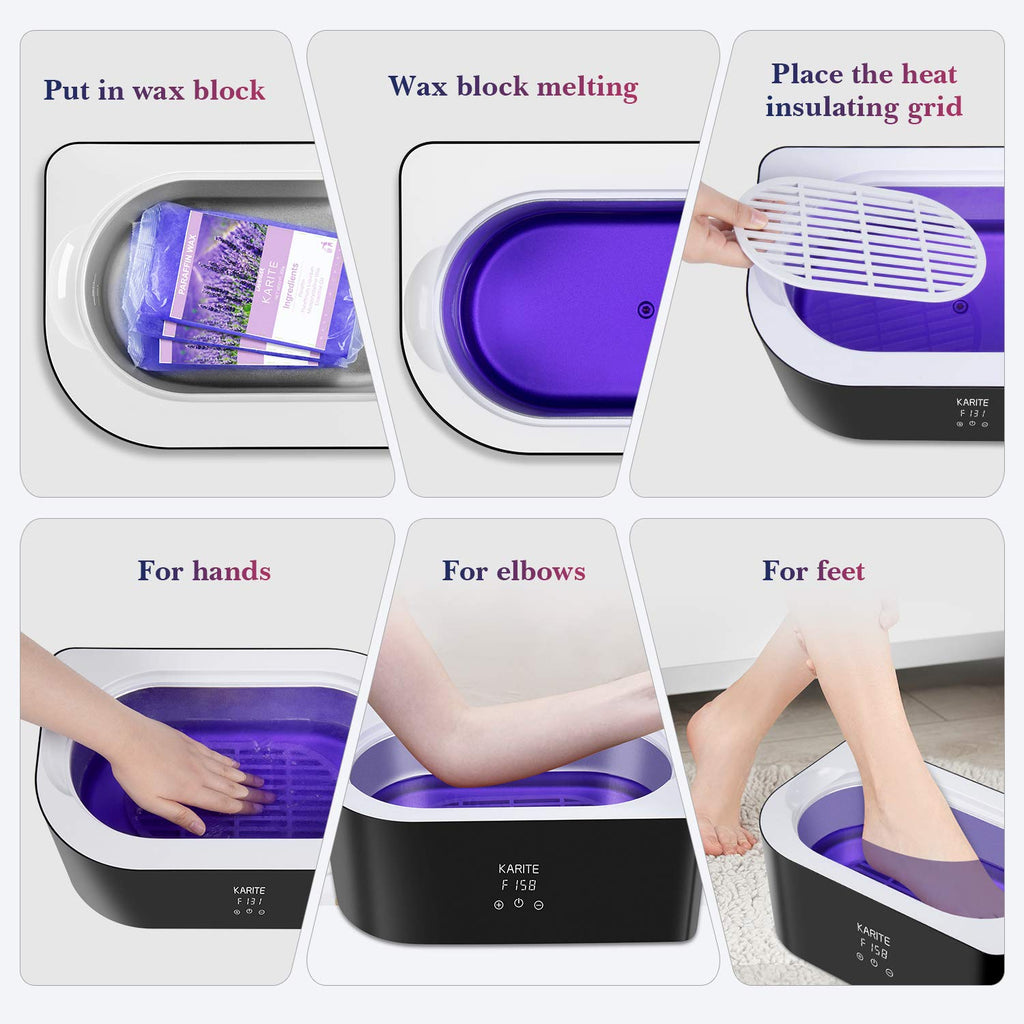 Karite Paraffin Wax Bath 4000ml – Hand & Feet Wax Warmer with Auto-Time