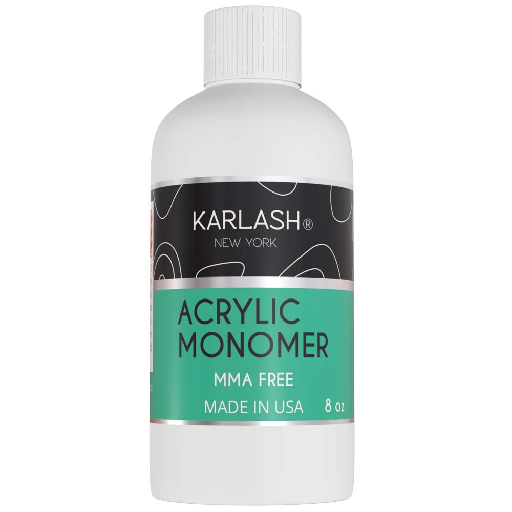 Karlash Professional Acrylic Liquid 8 oz – MMA-Free, Ultra Shine & Strong Nails