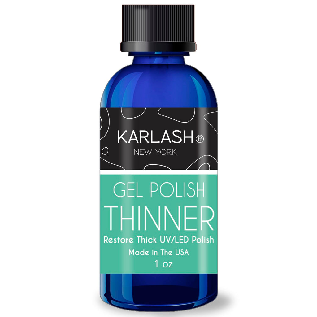 Karlash Gel Polish Thinner – Revival for Thick Polishes | Soak Off for UV/LED Nail - 1 oz