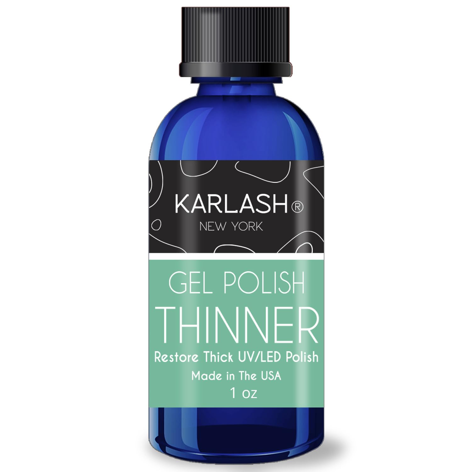 Karlash Gel Polish Thinner – Revival for Thick Polishes | Soak Off for UV/LED Nail - 1 oz