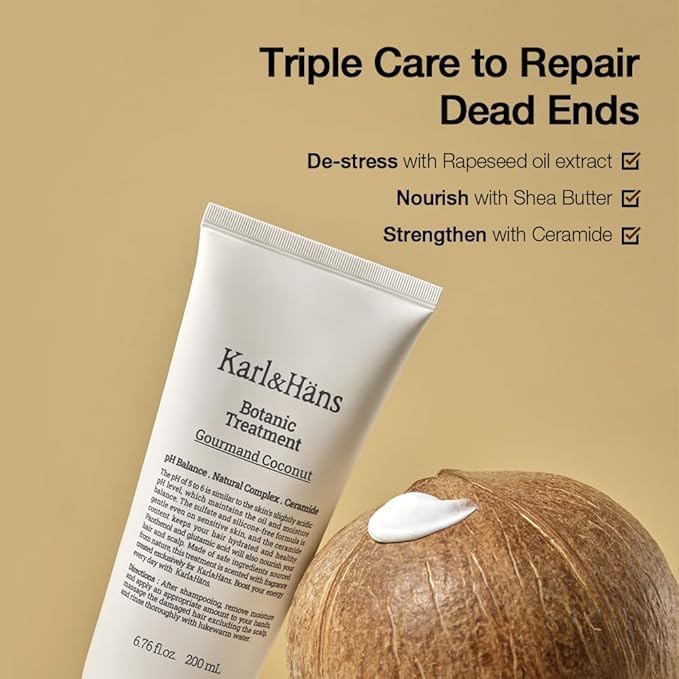 Karl&Häns Botanic Gourmand Coconut Conditioner – Organic & Silicone-Free