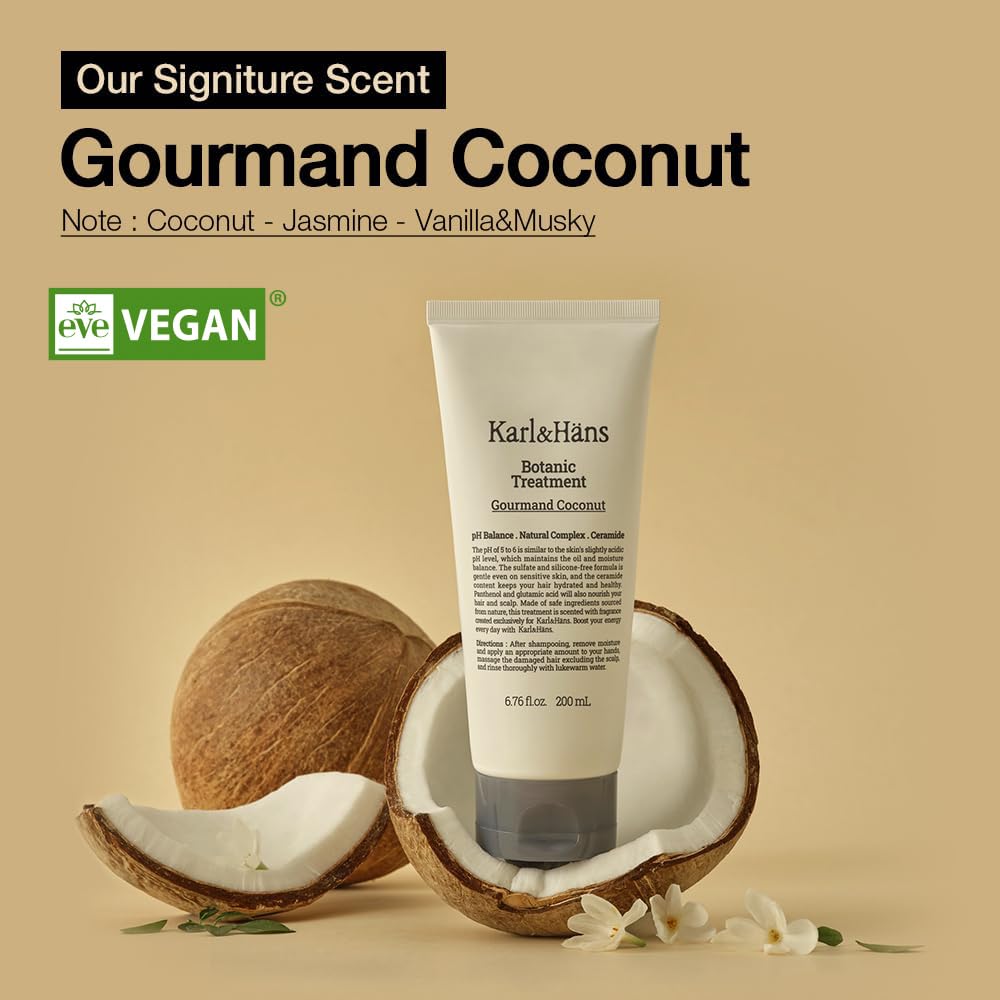 Karl&Häns Botanic Gourmand Coconut Conditioner – Organic & Silicone-Free