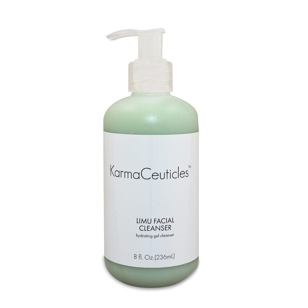 KarmaCeuticles Limu Facial Cleanser (8 oz) | Gentle, Non-Foaming Gel with Marine Algae & Aloe