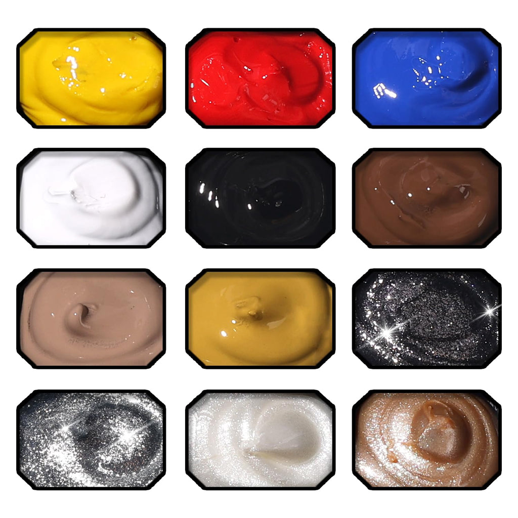 Karroy Metallic Gel Polish Set — 12 Colors Ombre Palette, UV/LED No-Wipe