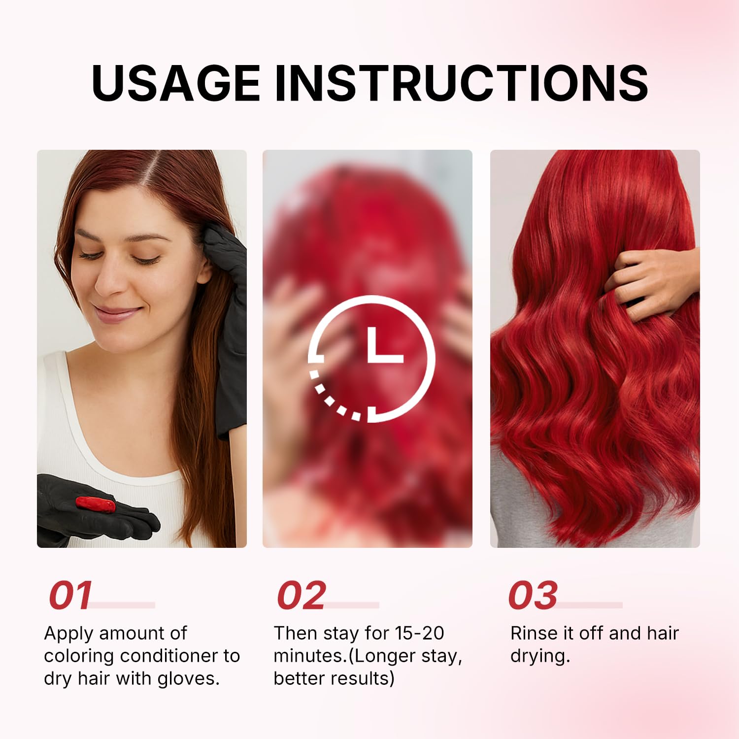 Karseell Color Depositing Conditioner Red Hair Mask – Color Boost & Hydration for Bleached Hair 500ml