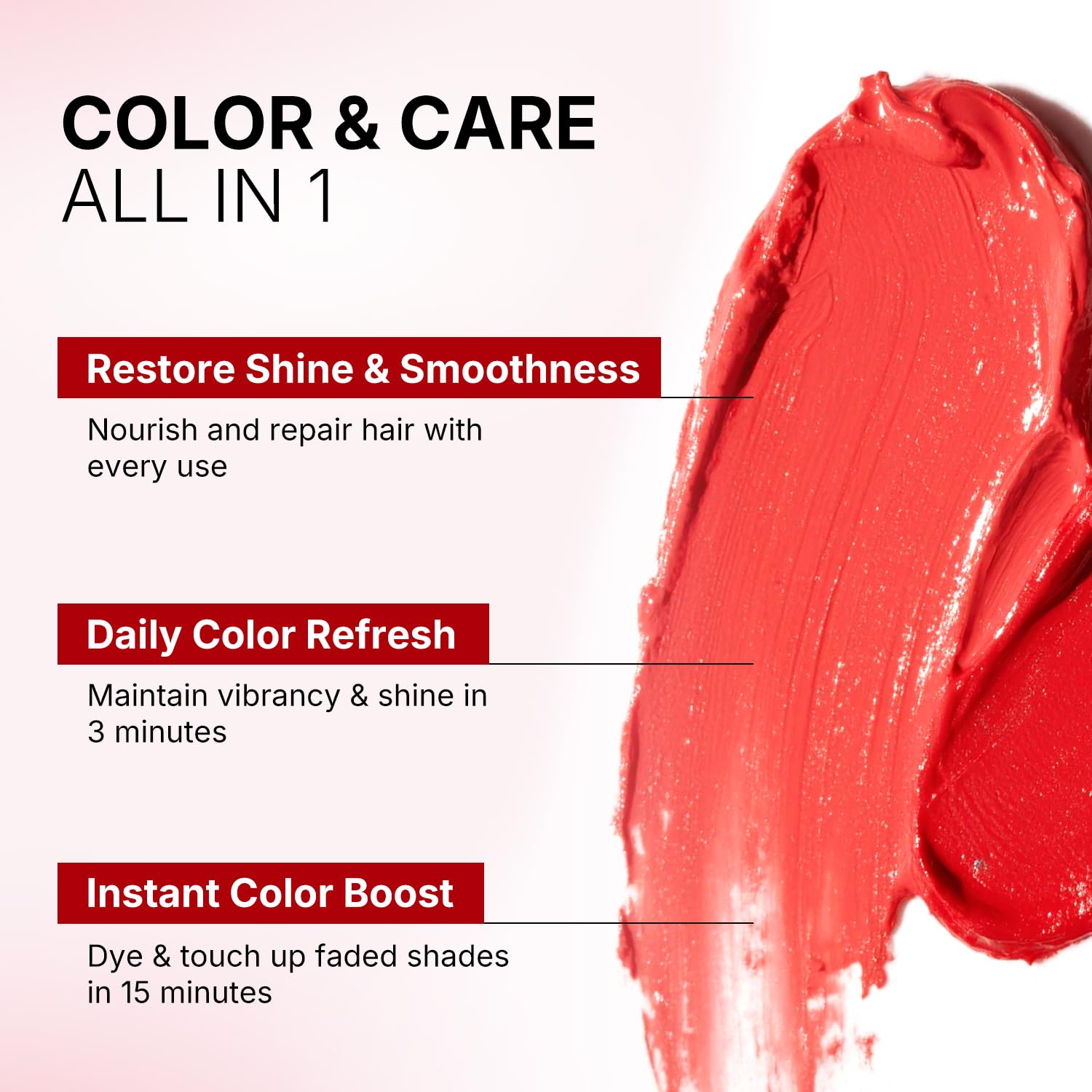Karseell Color Depositing Conditioner Red Hair Mask – Color Boost & Hydration for Bleached Hair 500ml