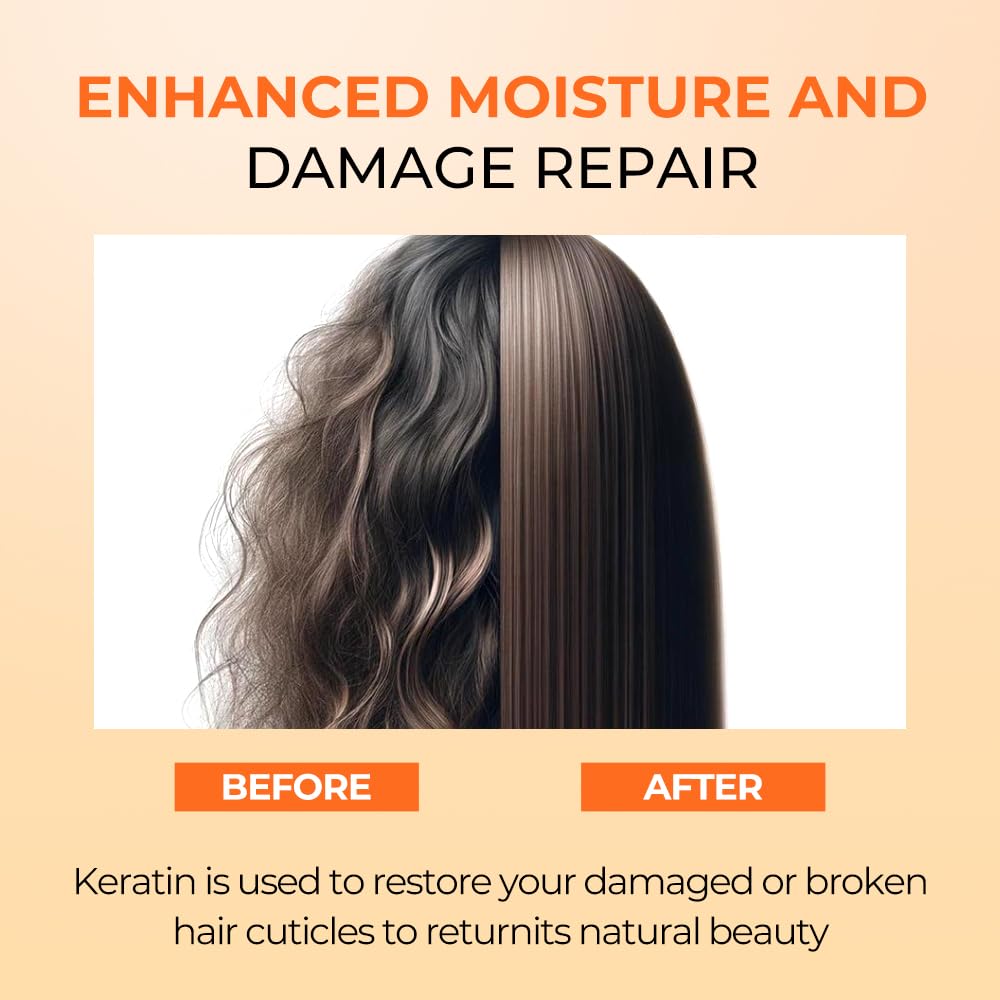 Karseell Maca Essence Repair Straightening Kit – 12 Weeks, Softer & Shinier Hair at Home