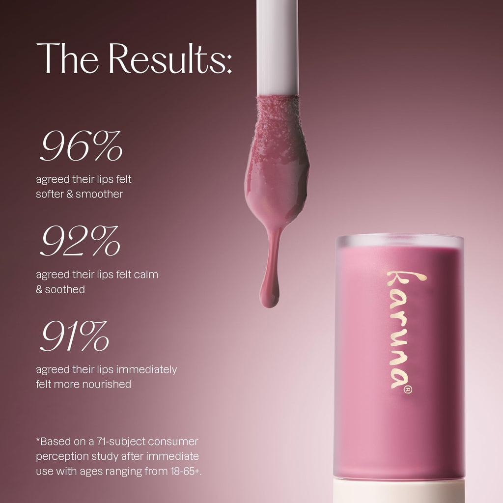 Karuna Skin Dream Tinted Lip Oil – Hydrating Vegan Lip Tint with Peptides & Antioxidants