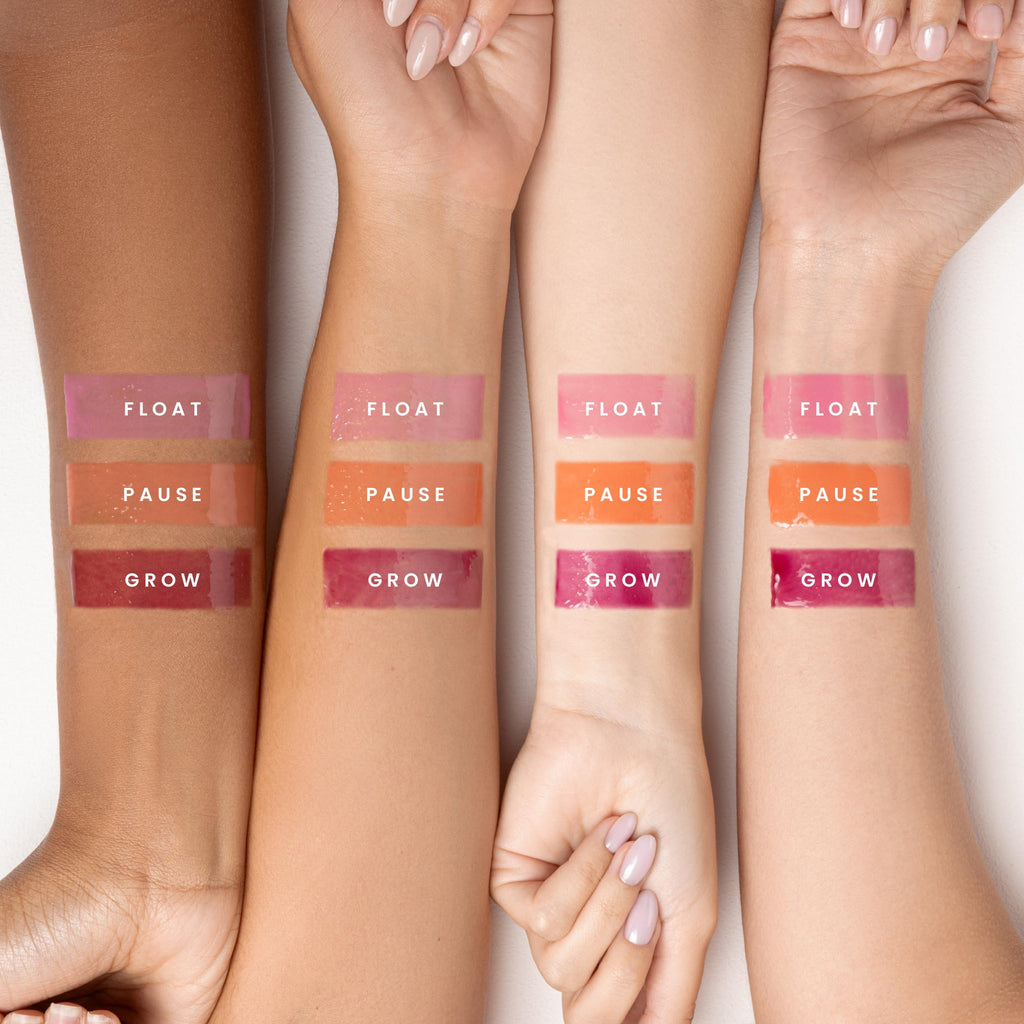 Karuna Skin Float Tinted Lip Oil – Hydrating Vegan Lip Tint with Peptides & Antioxidants (4.8 mL)