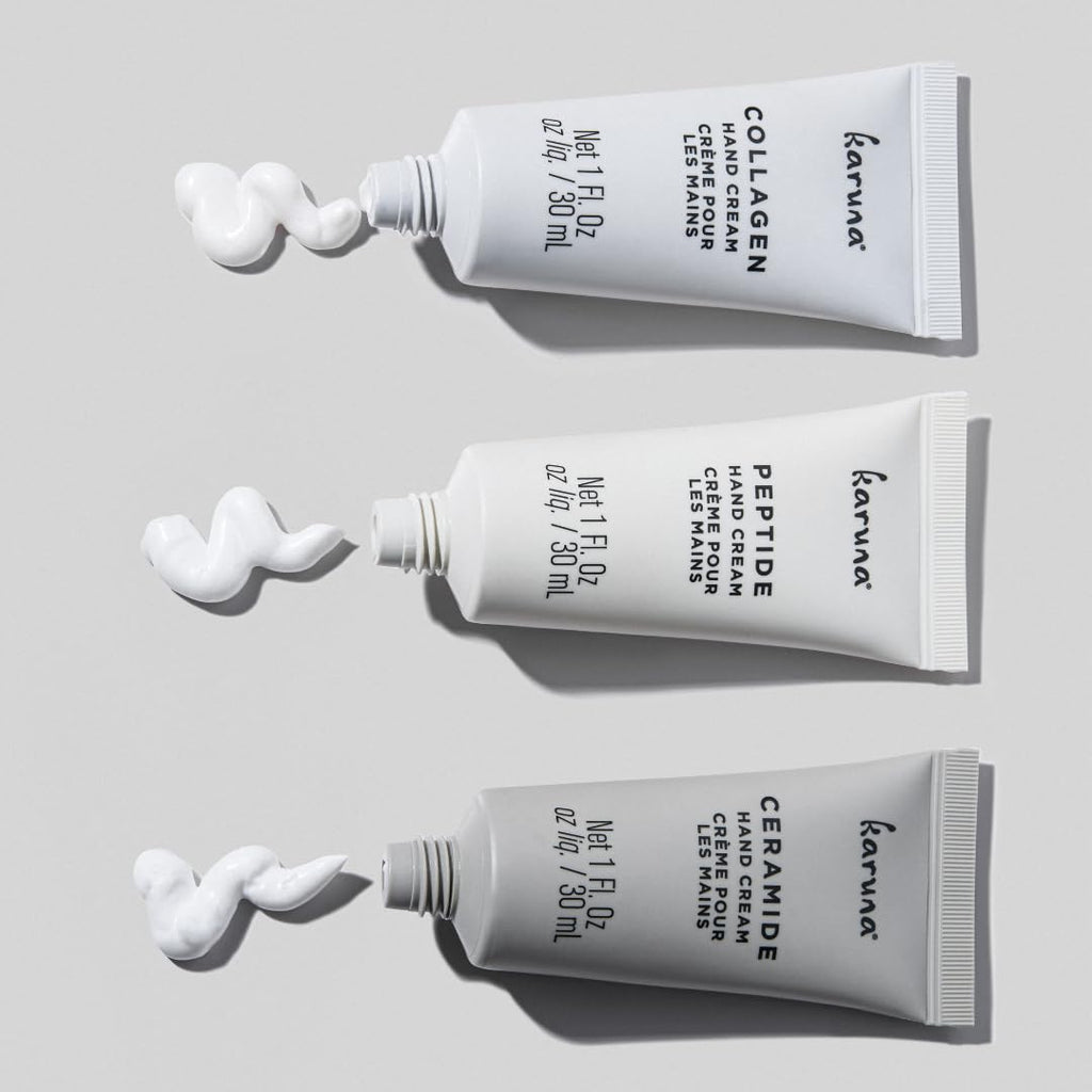 Karuna Age-Defying Hand Cream Trio – 3 x 15ml Hydrating Hand Renewal Gift Set