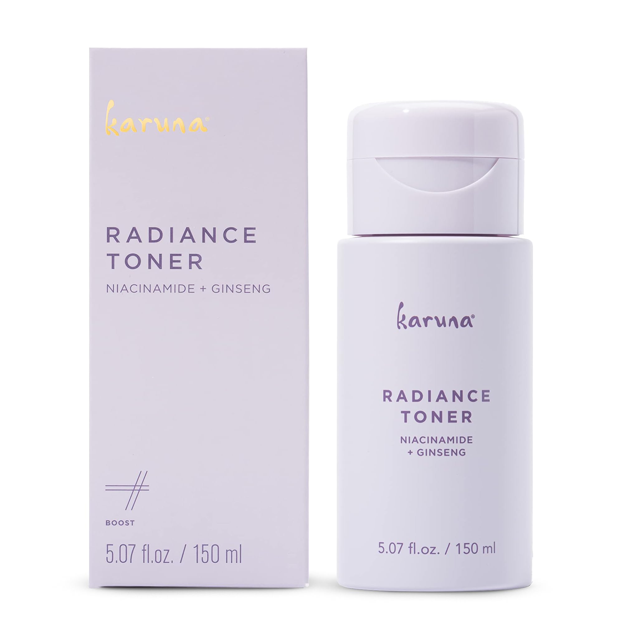 Karuna Hydrating Face Toner – Red Ginseng, Niacinamide & Paper Mulberry for Pore Minimizing & Brightening (150 ml)
