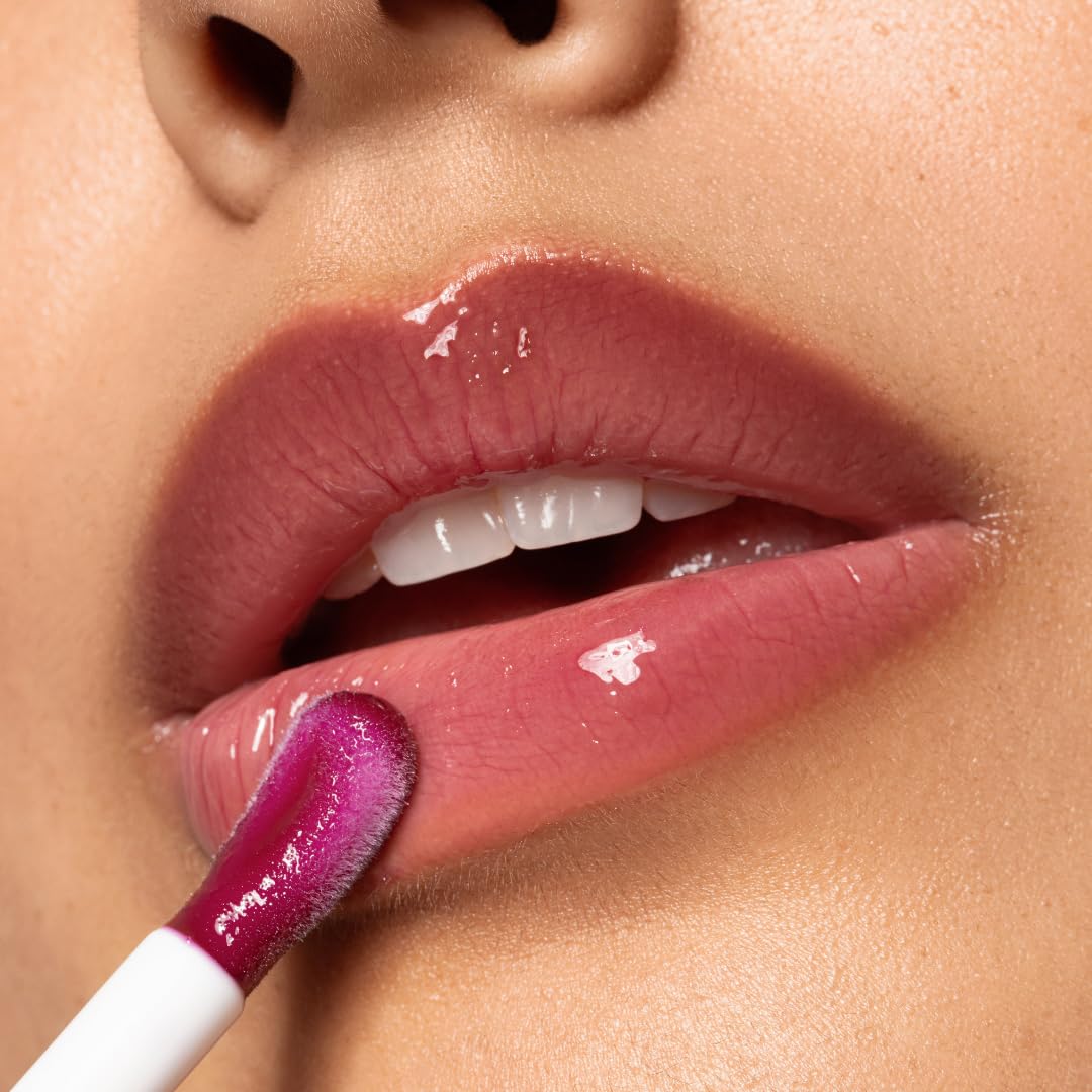Karuna Skin Tinted Lip Oil Grow – Hydrating Lip Tint with Peptides & Antioxidants