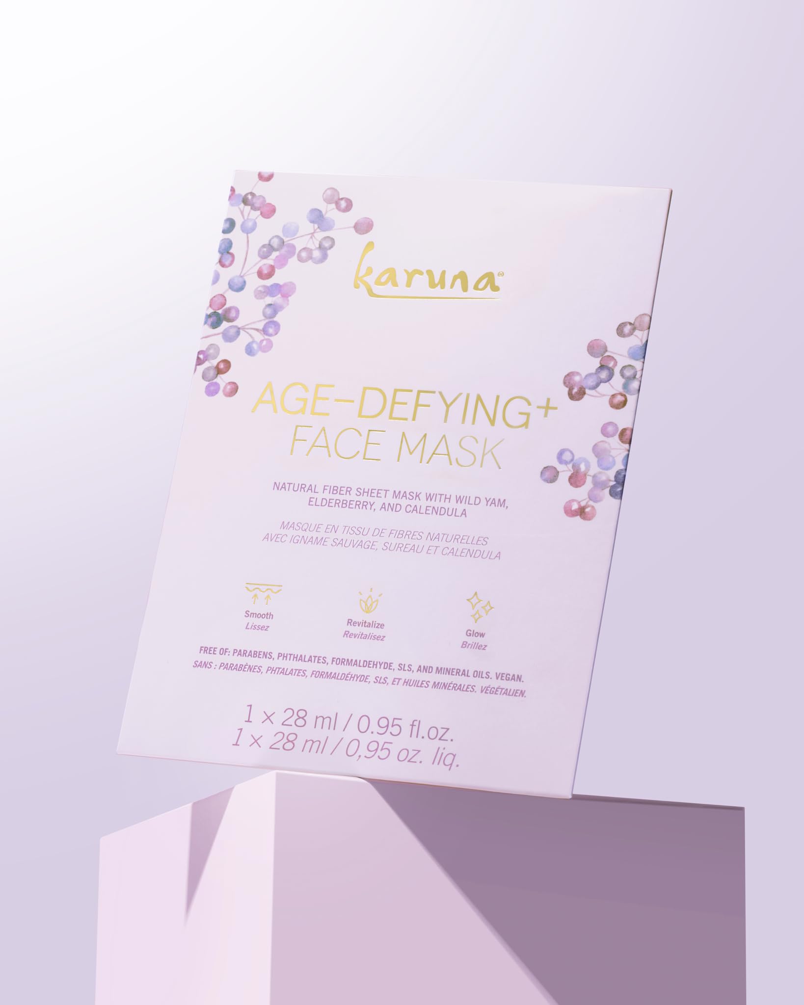 Karuna Skin Age-Defying & Clarifying Sheet Mask Set (5 Pack) – Hydrating & Clean Beauty